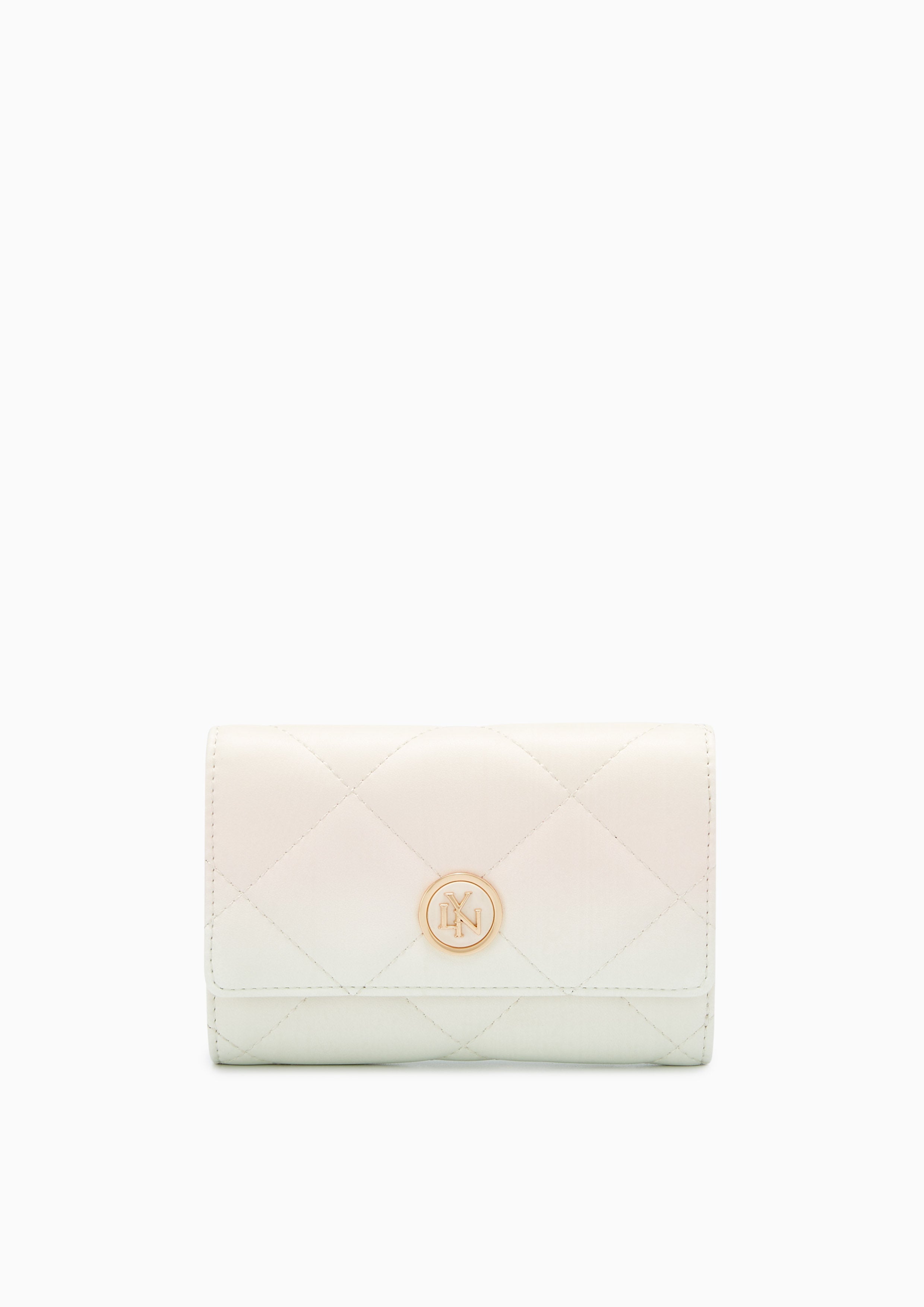 Jaylen Short Wallet - Printed White