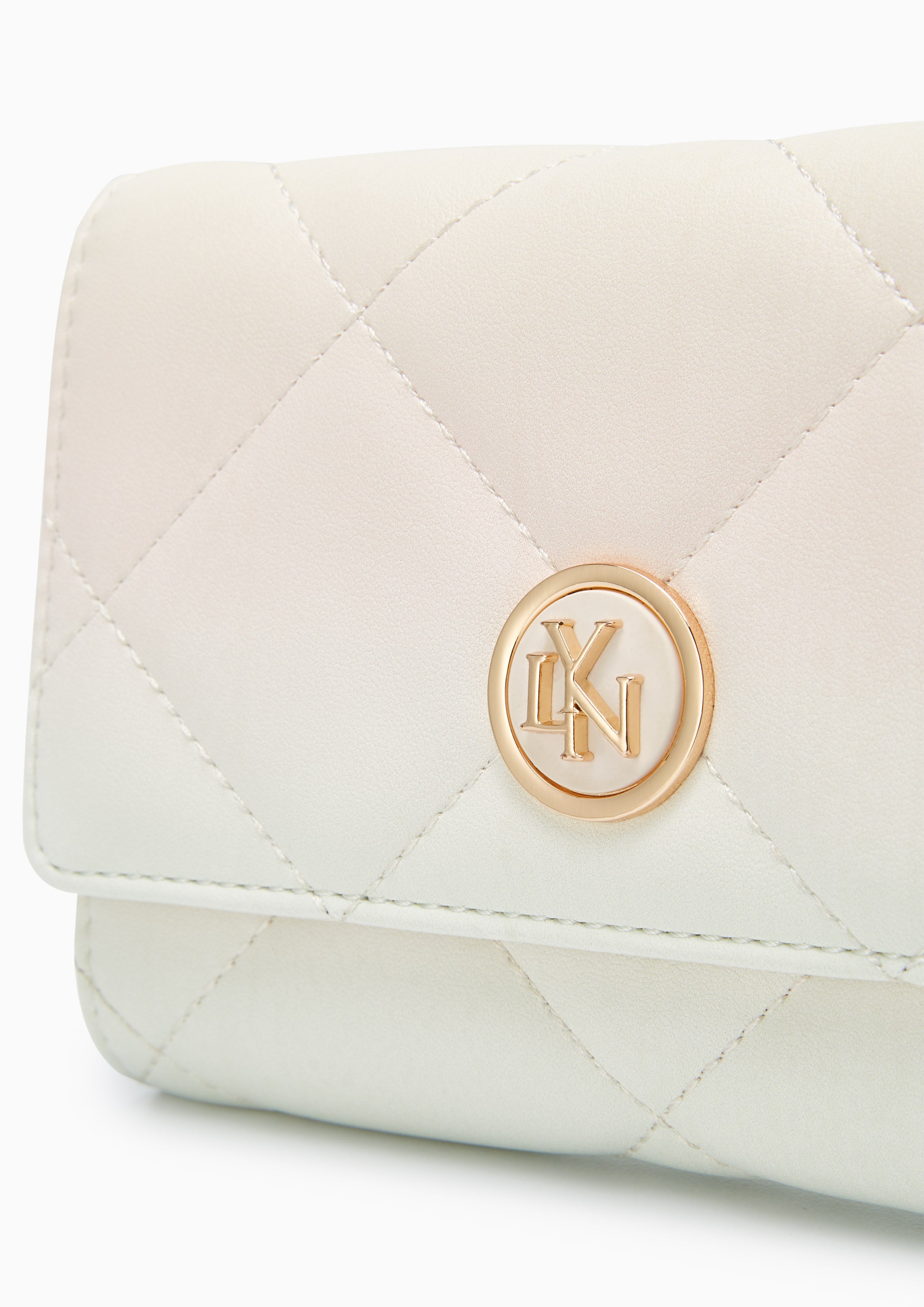 Jaylen Short Wallet - Printed White