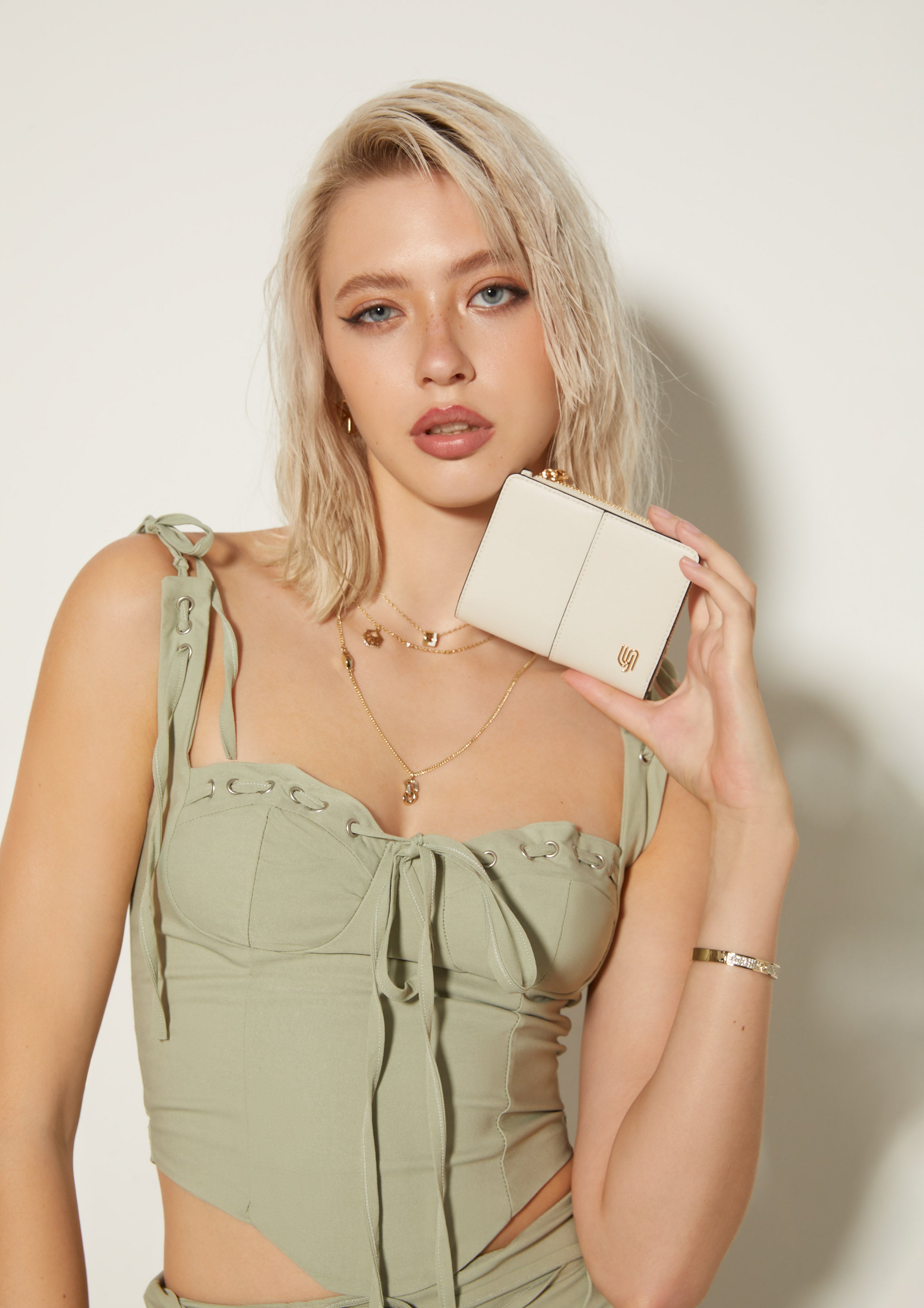 Genevieve Infinite Wallet - Off-White