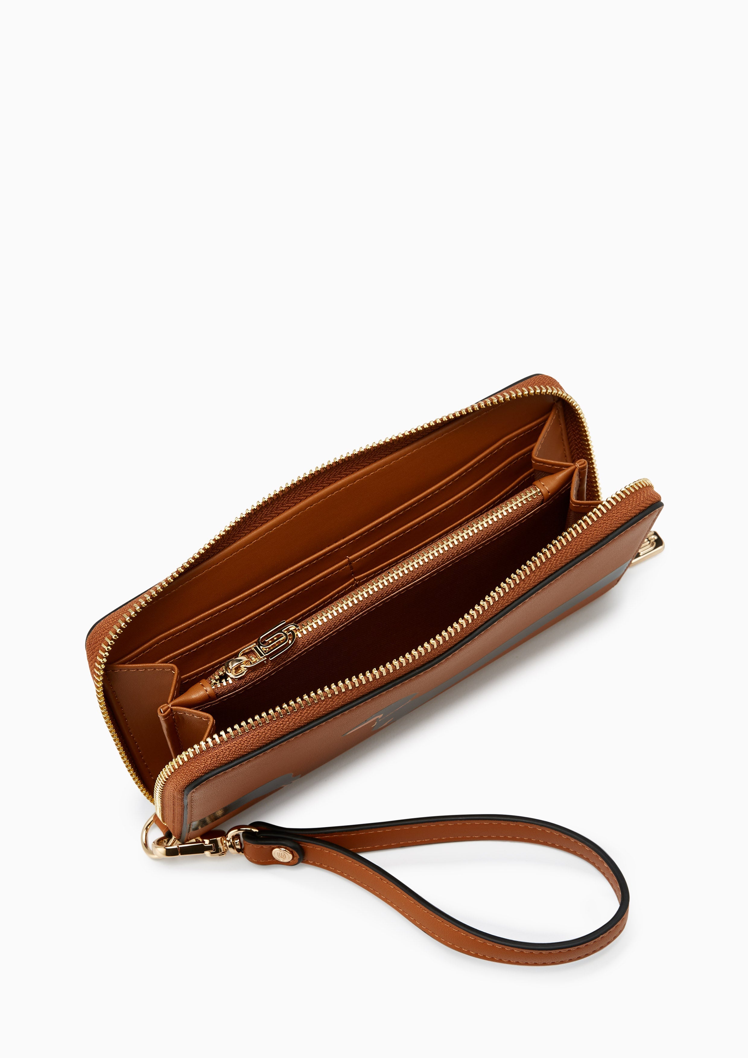 Blossom Infinite Long Wallet - Printed Brown