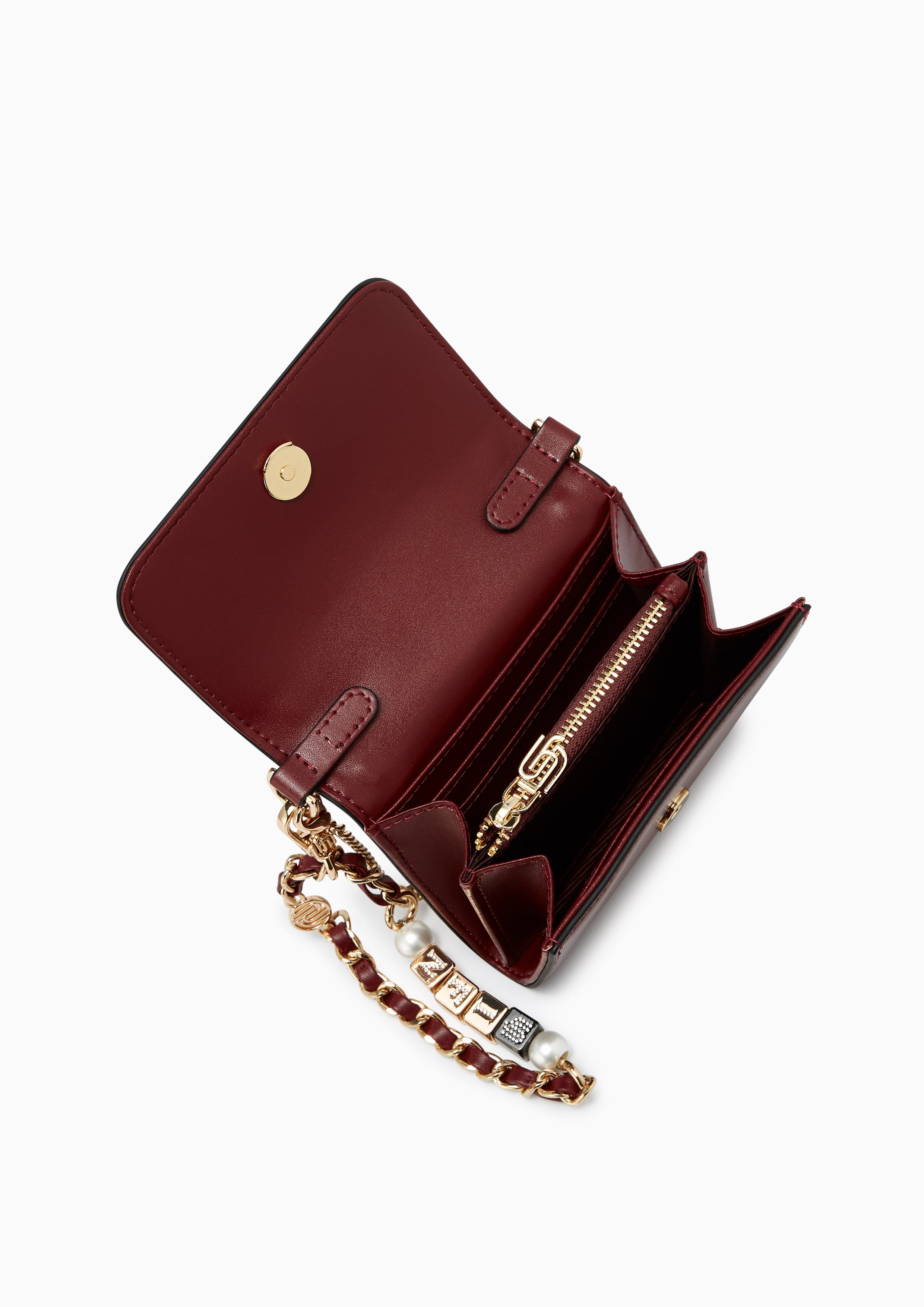 Mika Infinite Wallet On Chain - Dark Red