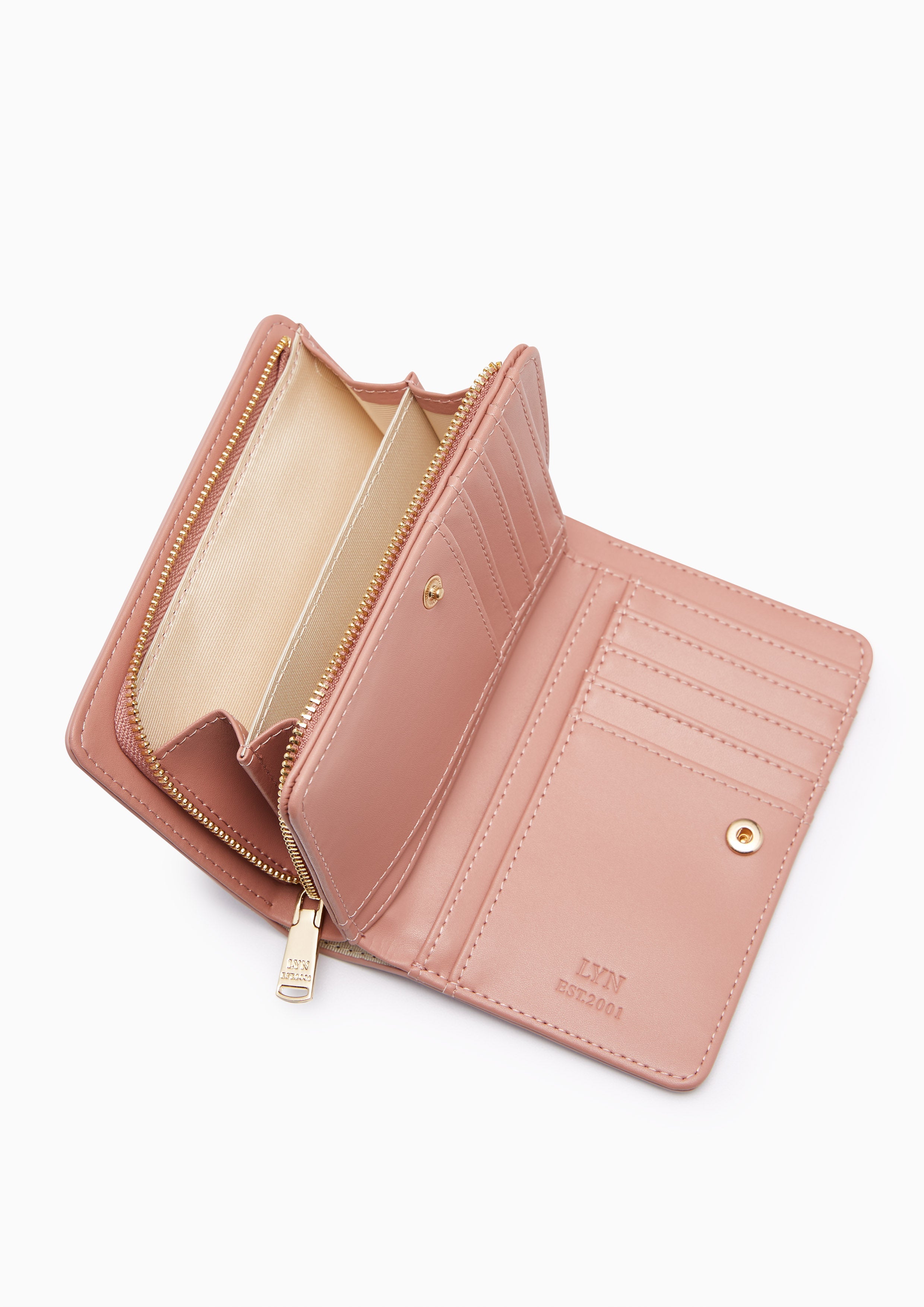 Thunder Semi Wallet - Nude