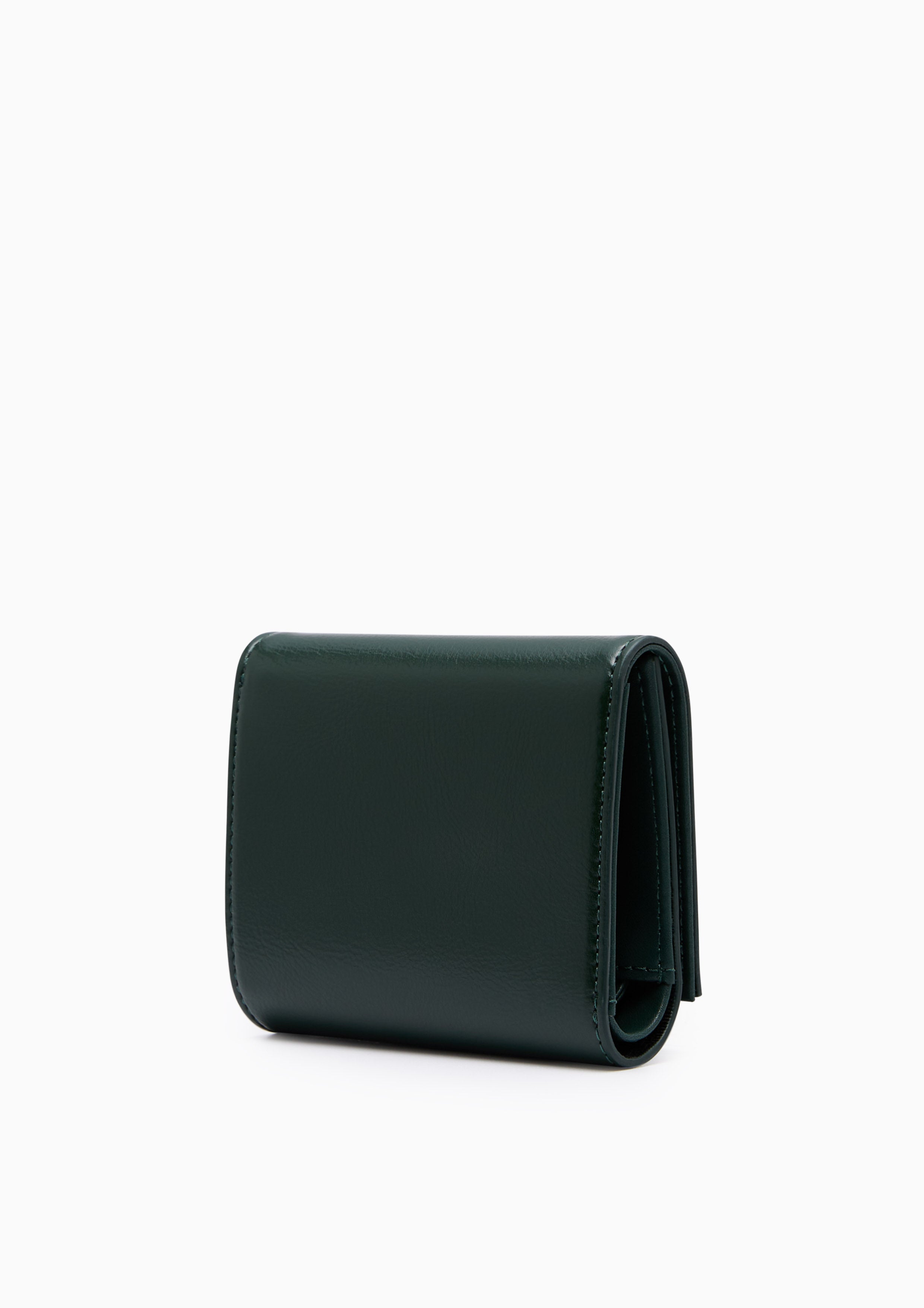 Thunder Flap Wallet On Chain - Dark Green