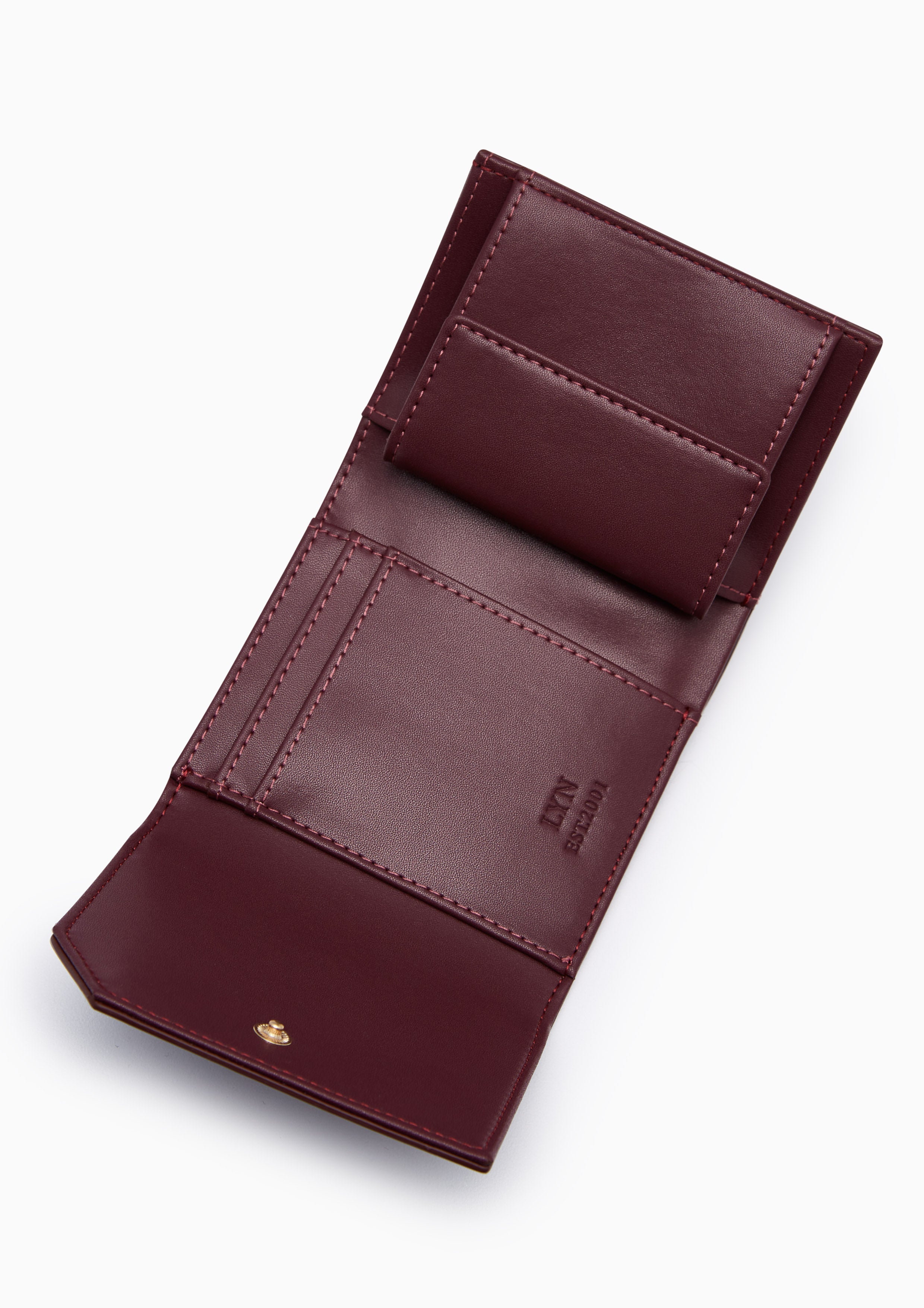 Thunder Flap Wallet - Dark Red