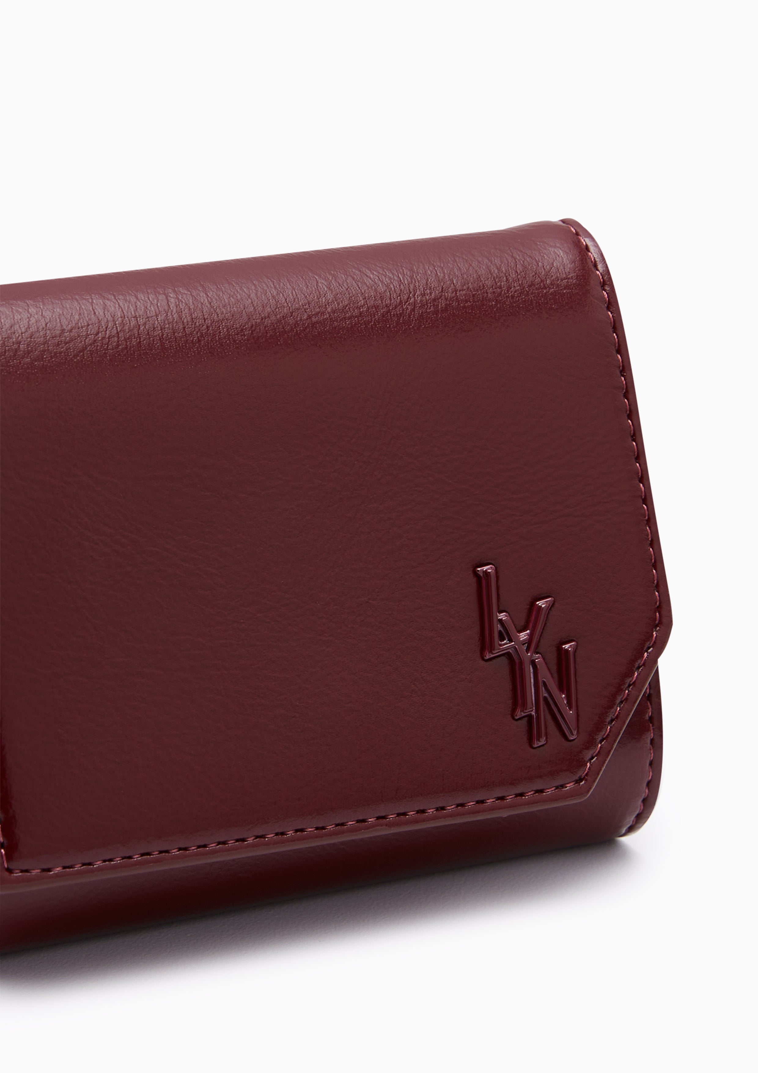Thunder Flap Wallet - Dark Red