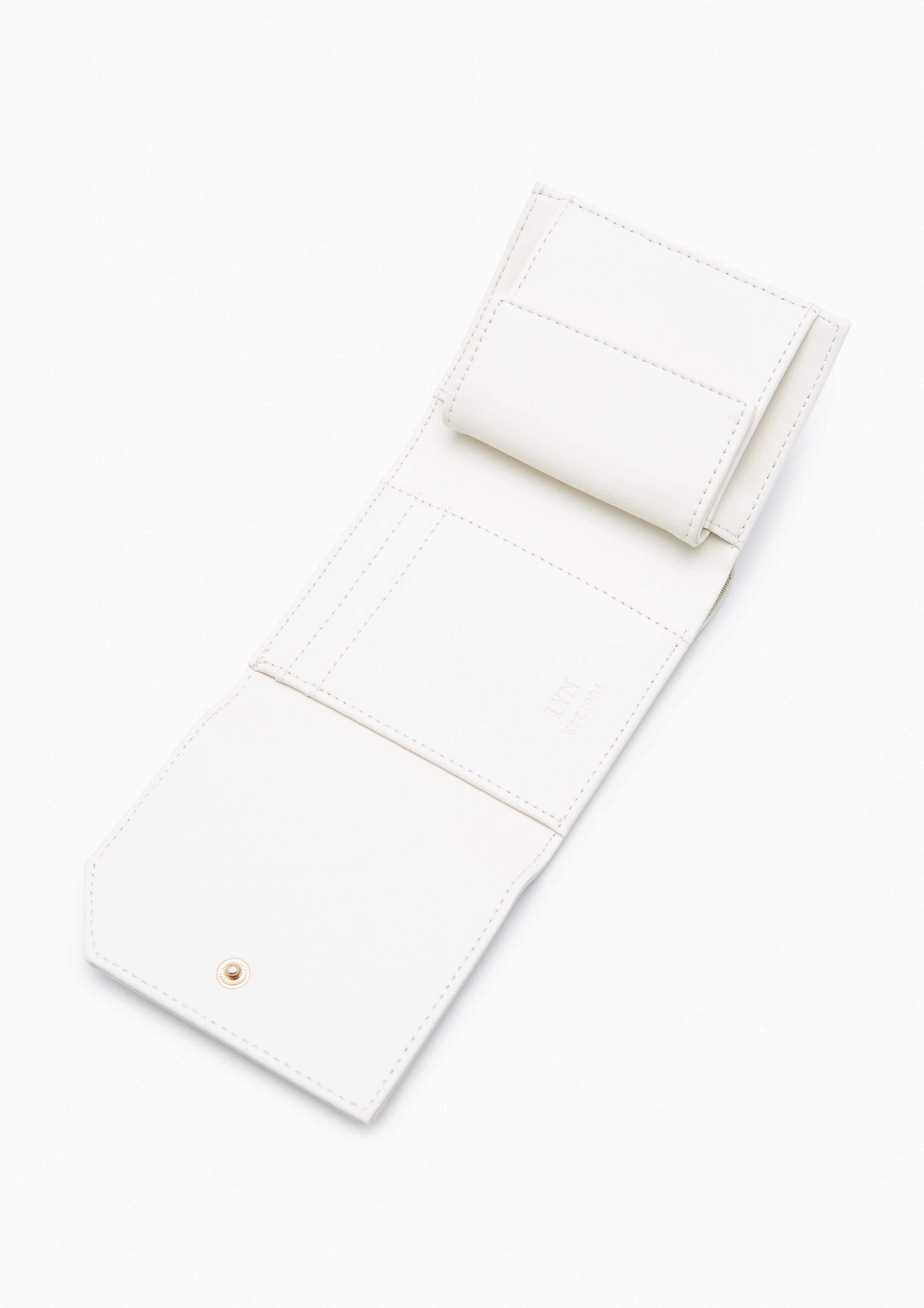 Thunder Flap Wallet On Chain - Ivory