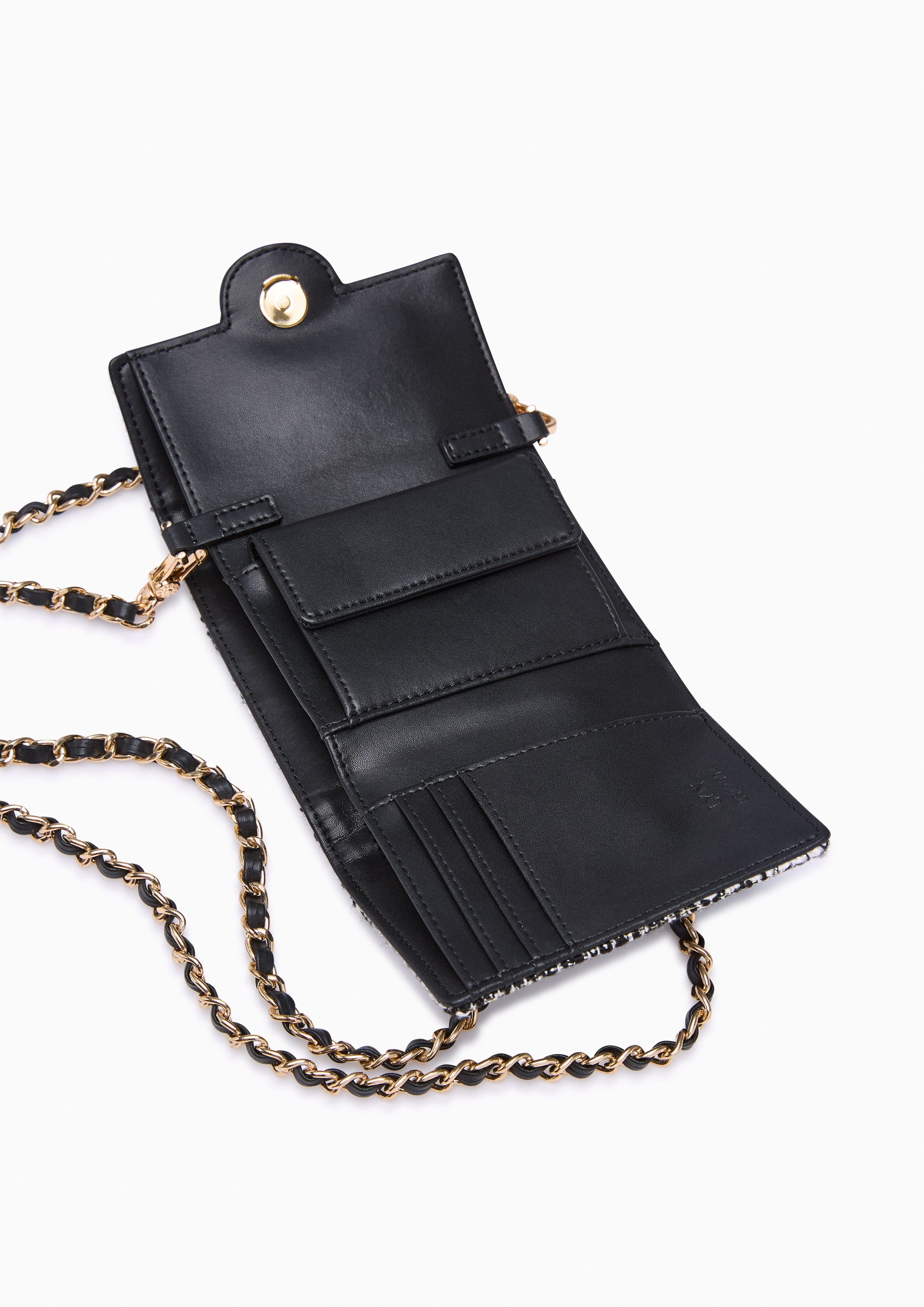 Fraise Short Wallet On Chain - Black