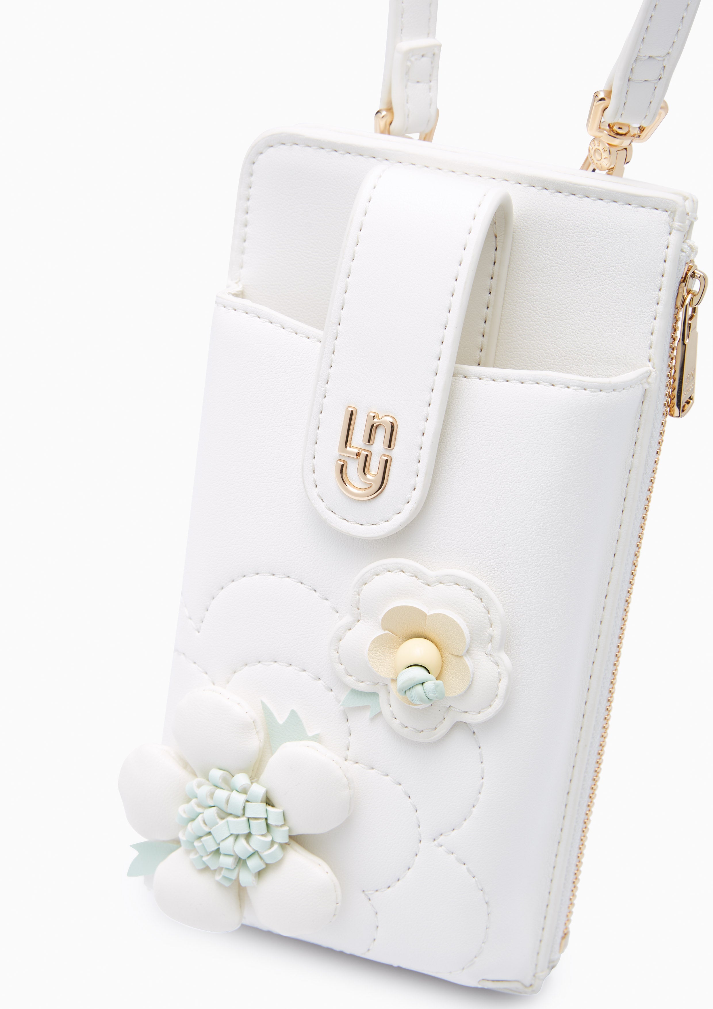 Sanna Mobile Sling Wallet - Ivory