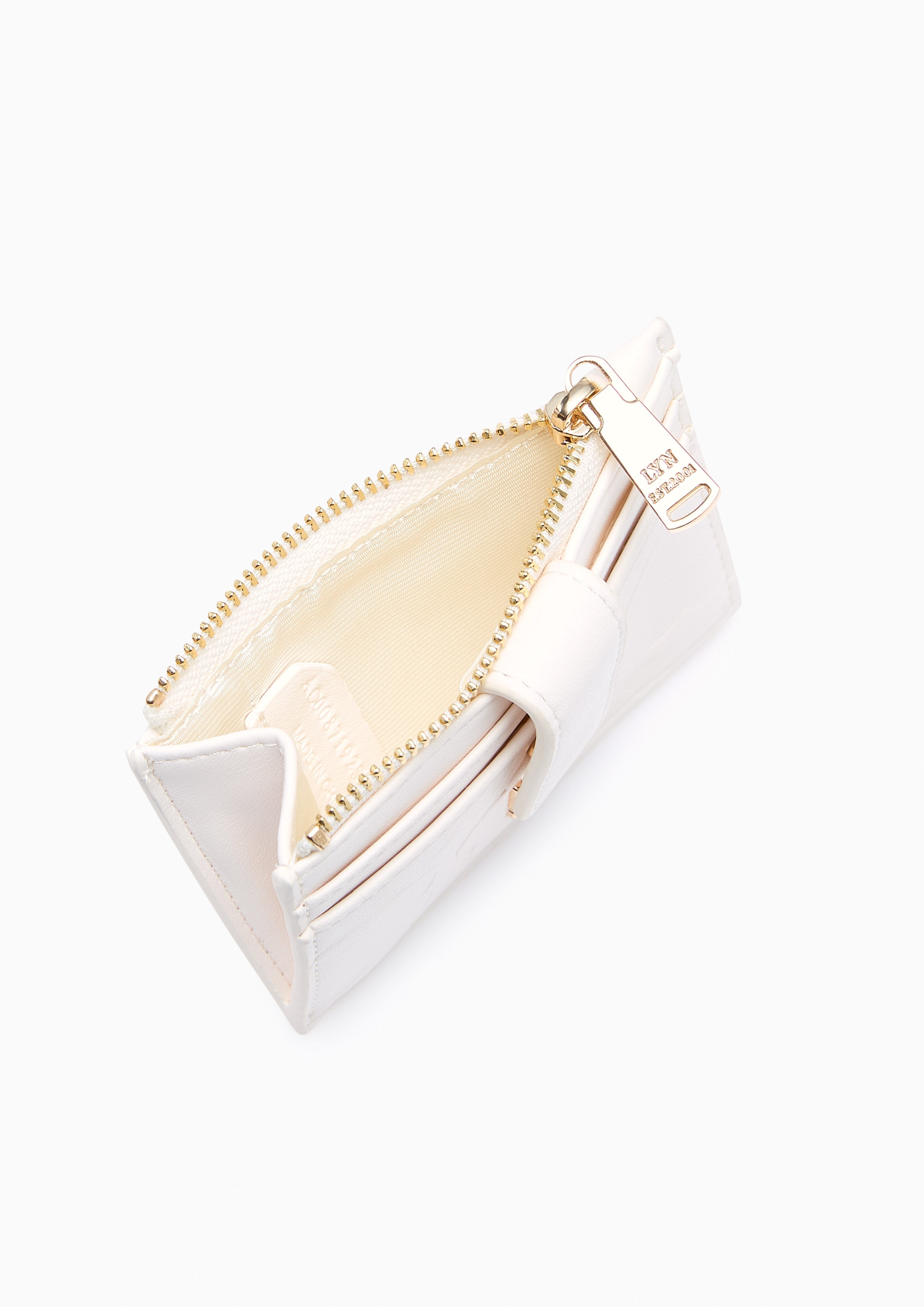 Lucinda Card Holder Wallet - Ivory