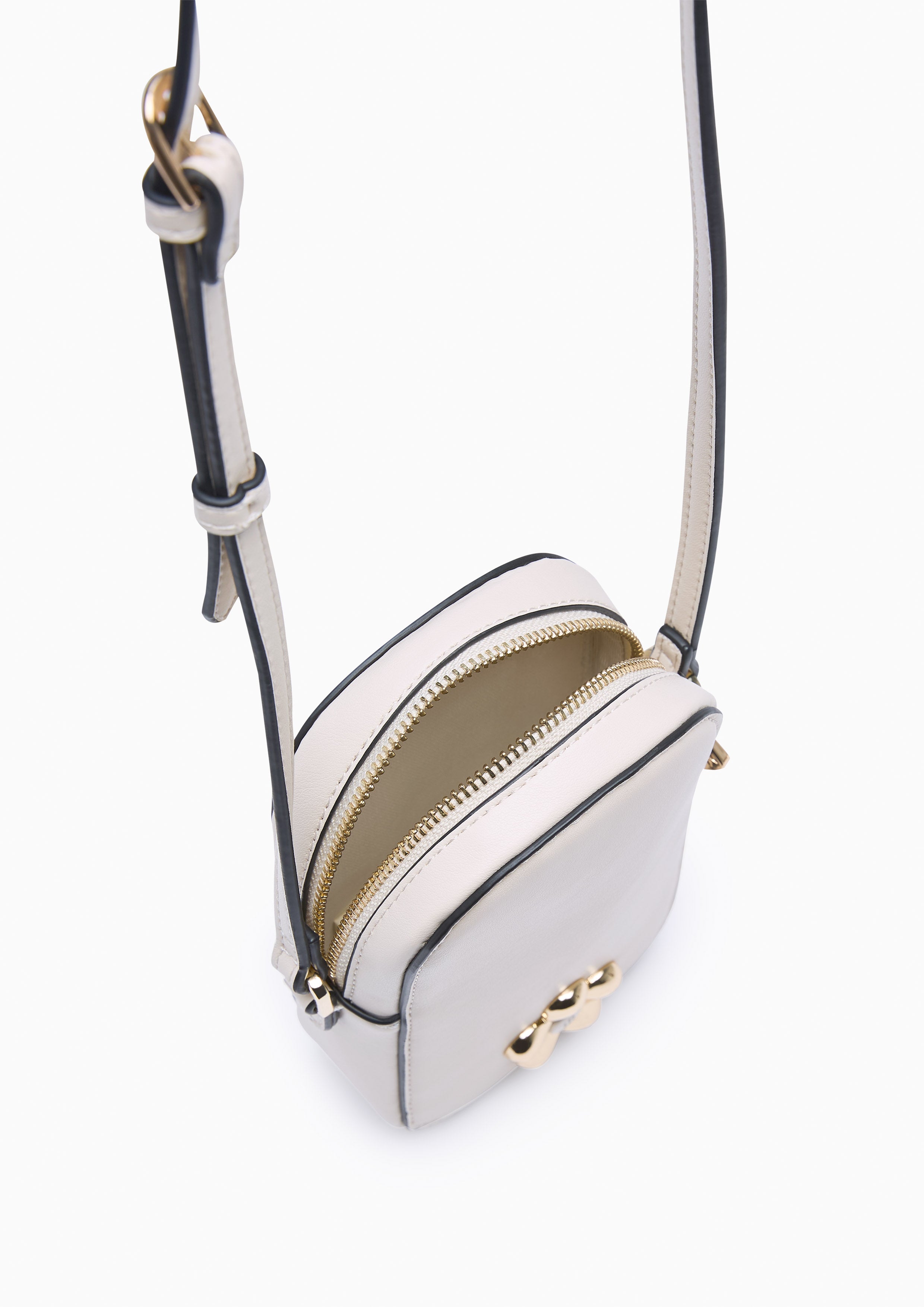 Dakota Mobile Sling Wallet - Light Beige