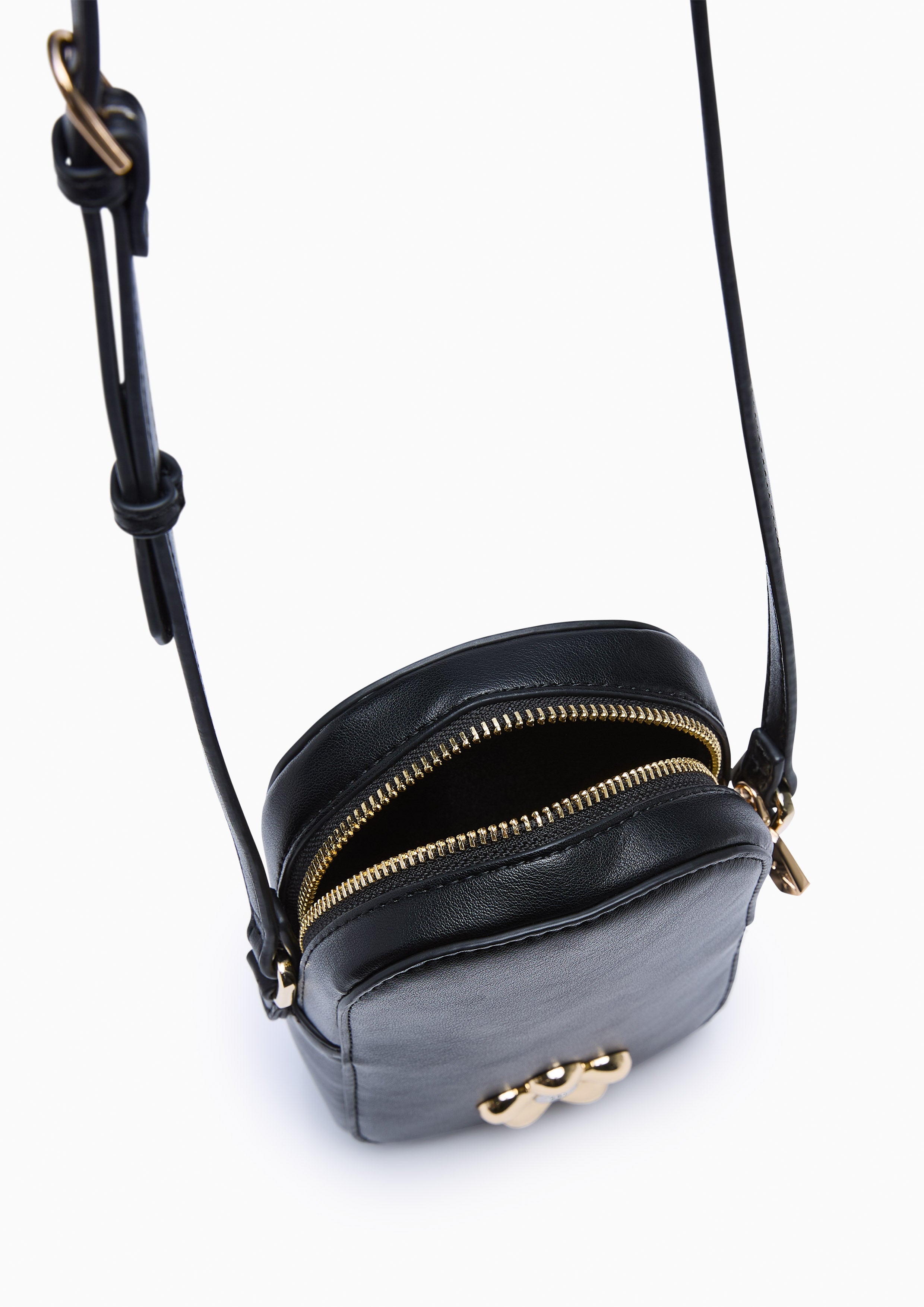 Dakota Mobile Sling Wallet - Black
