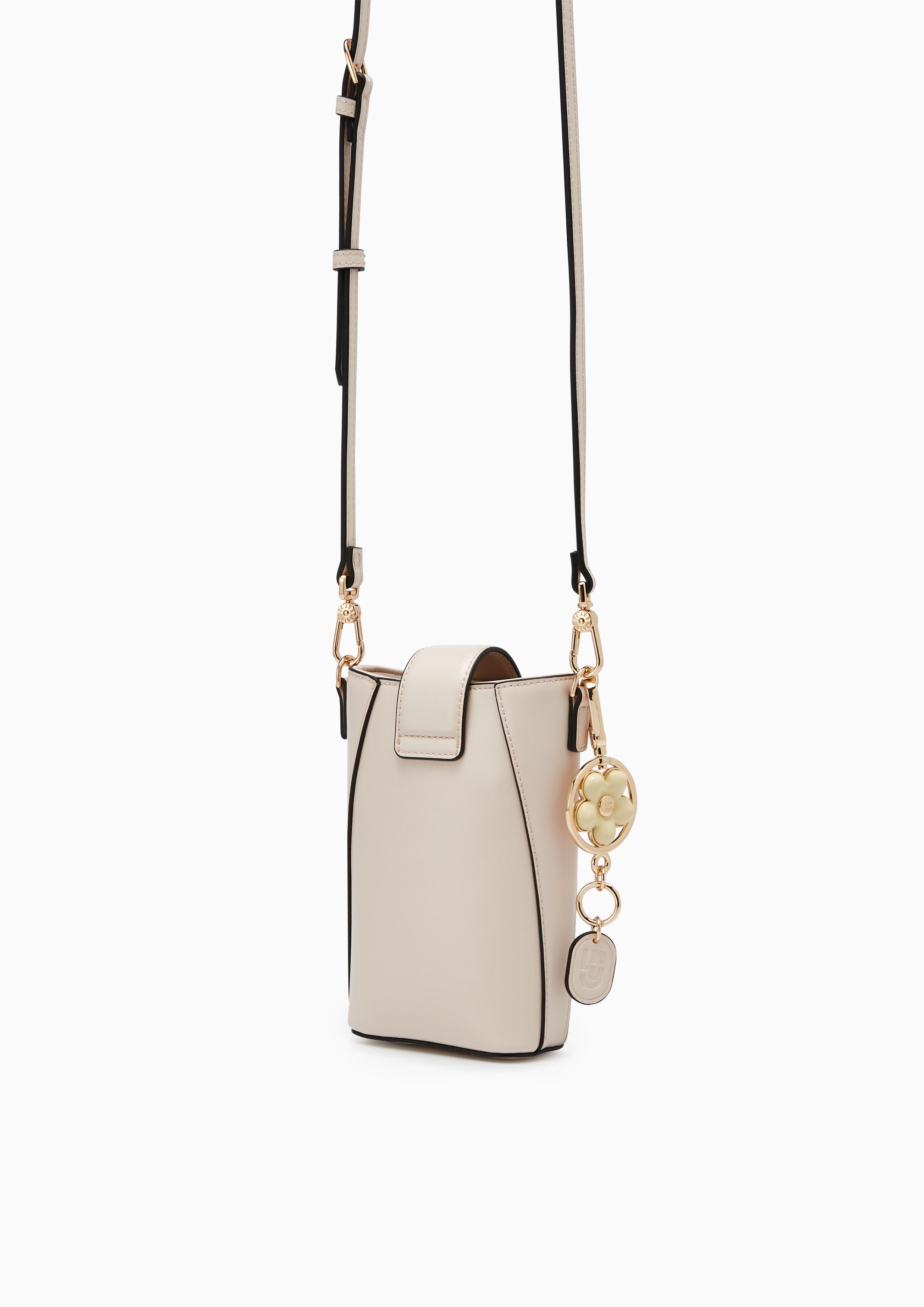 Adria Mobile Sling Wallet - Light Beige