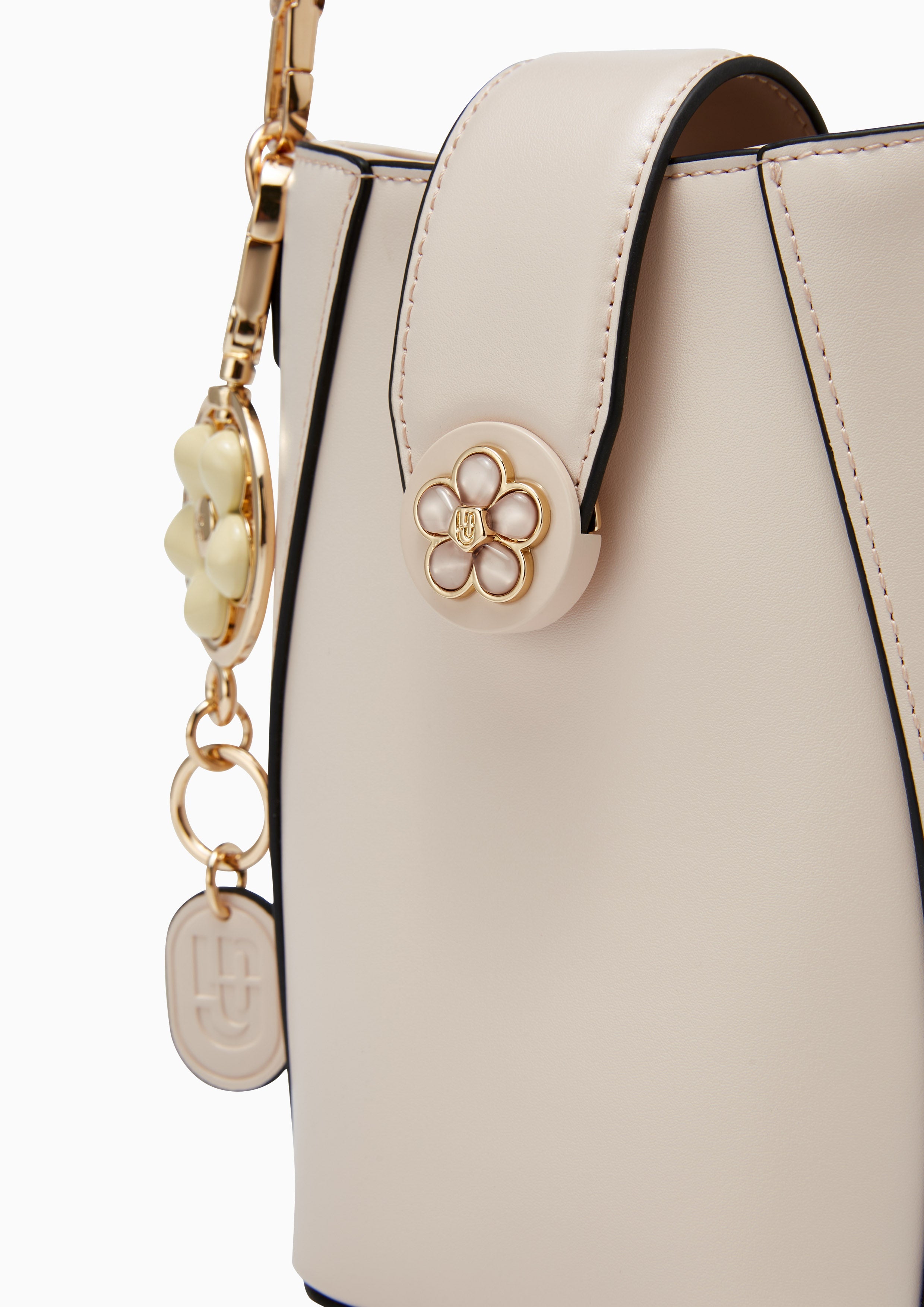 Adria Mobile Sling Wallet - Light Beige