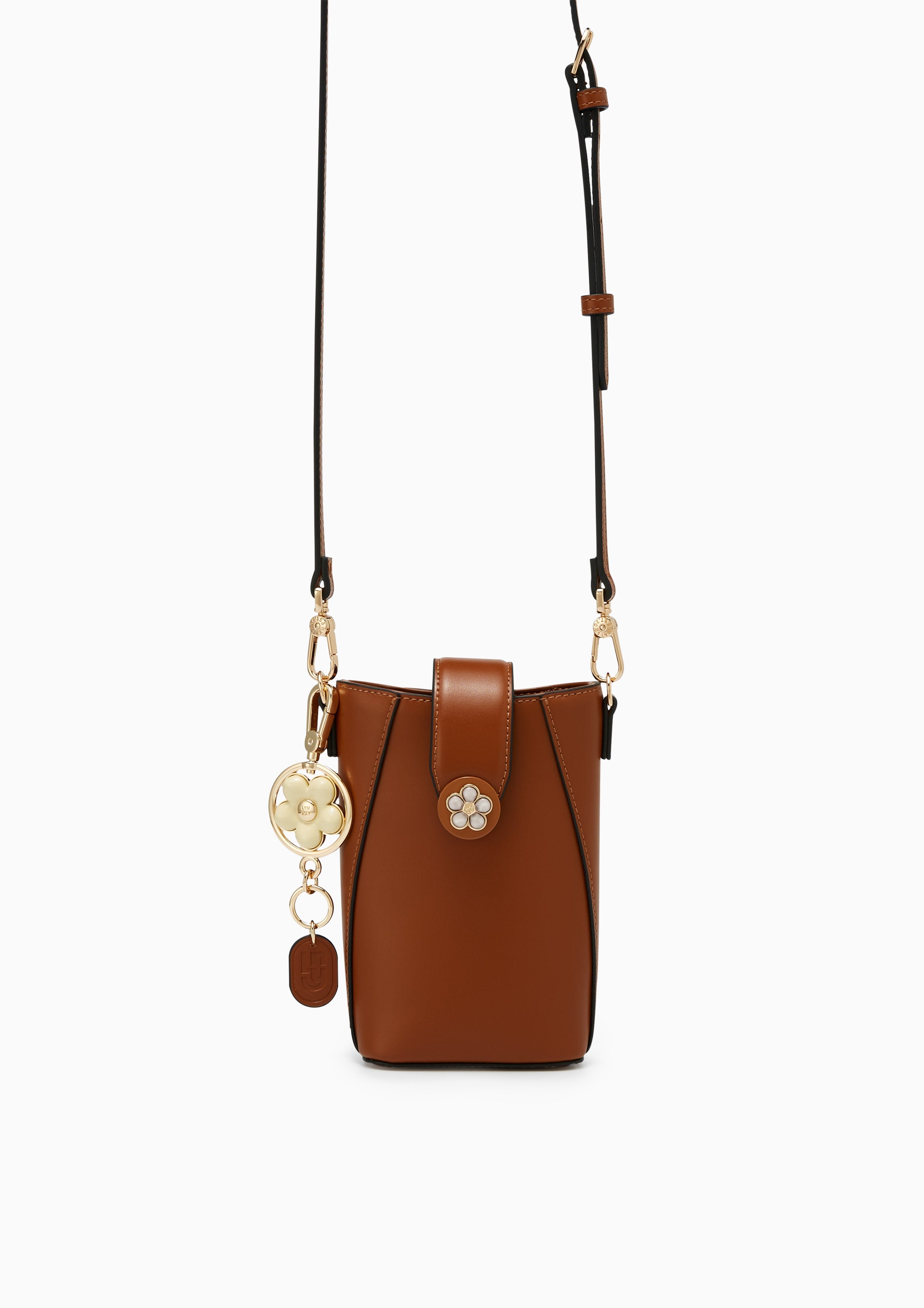 Adria Mobile Sling Wallet - Tan