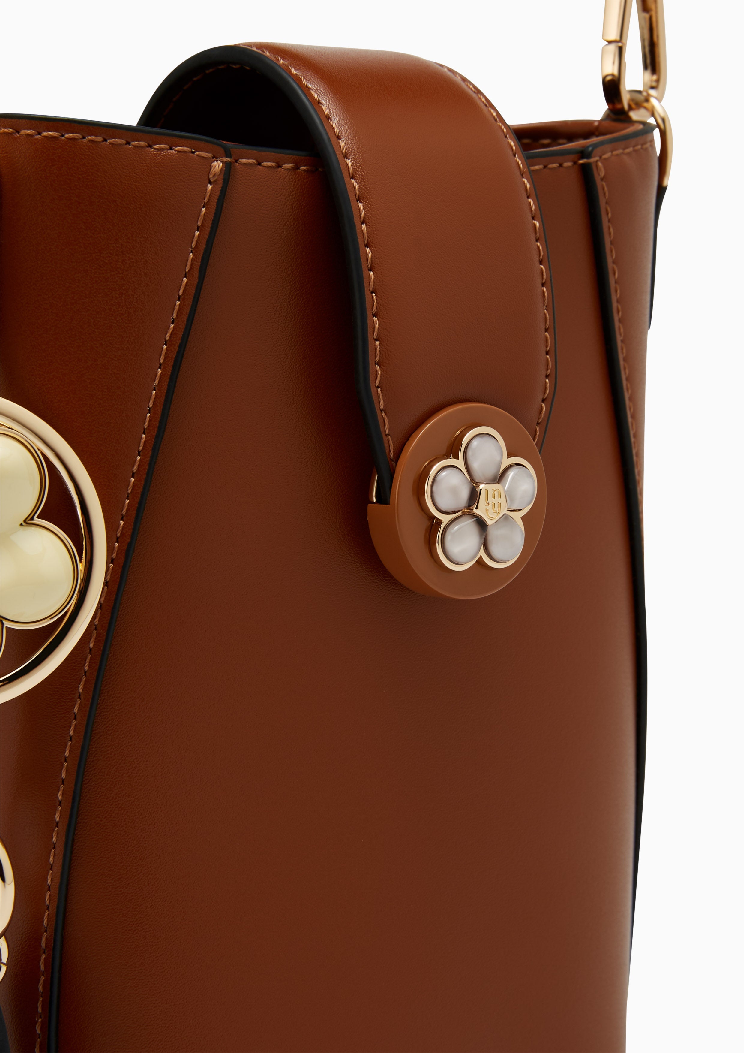 Adria Mobile Sling Wallet - Tan