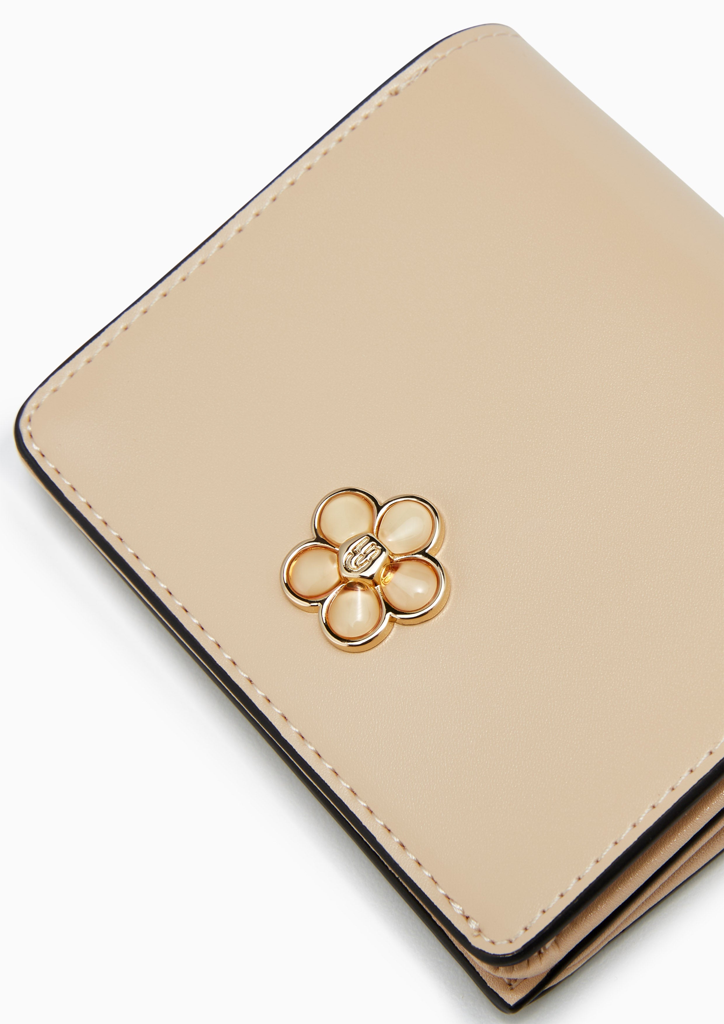 Adria Short Short Wallet - Beige