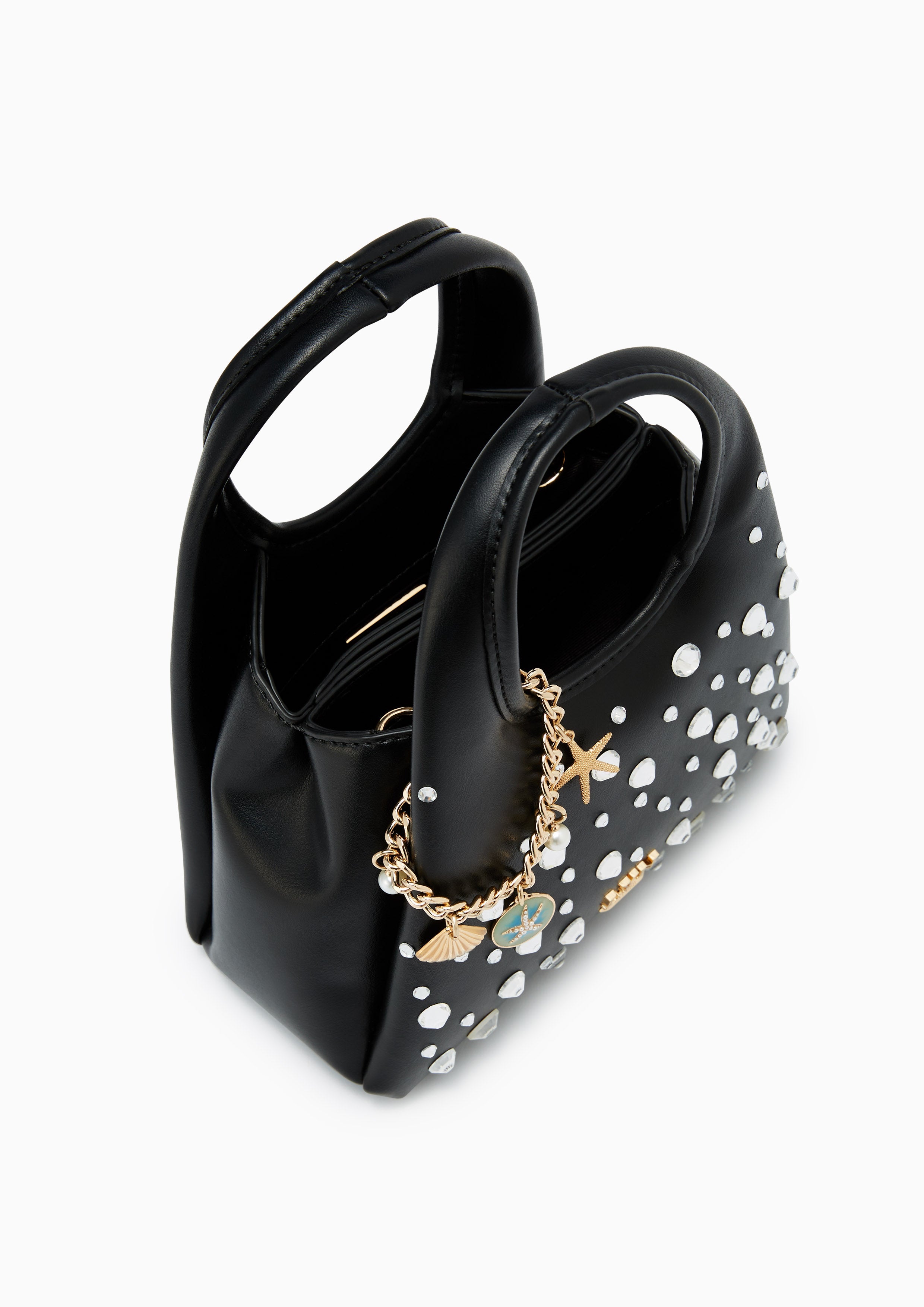 Moana Sea Crystal Shoulder Bag - Black