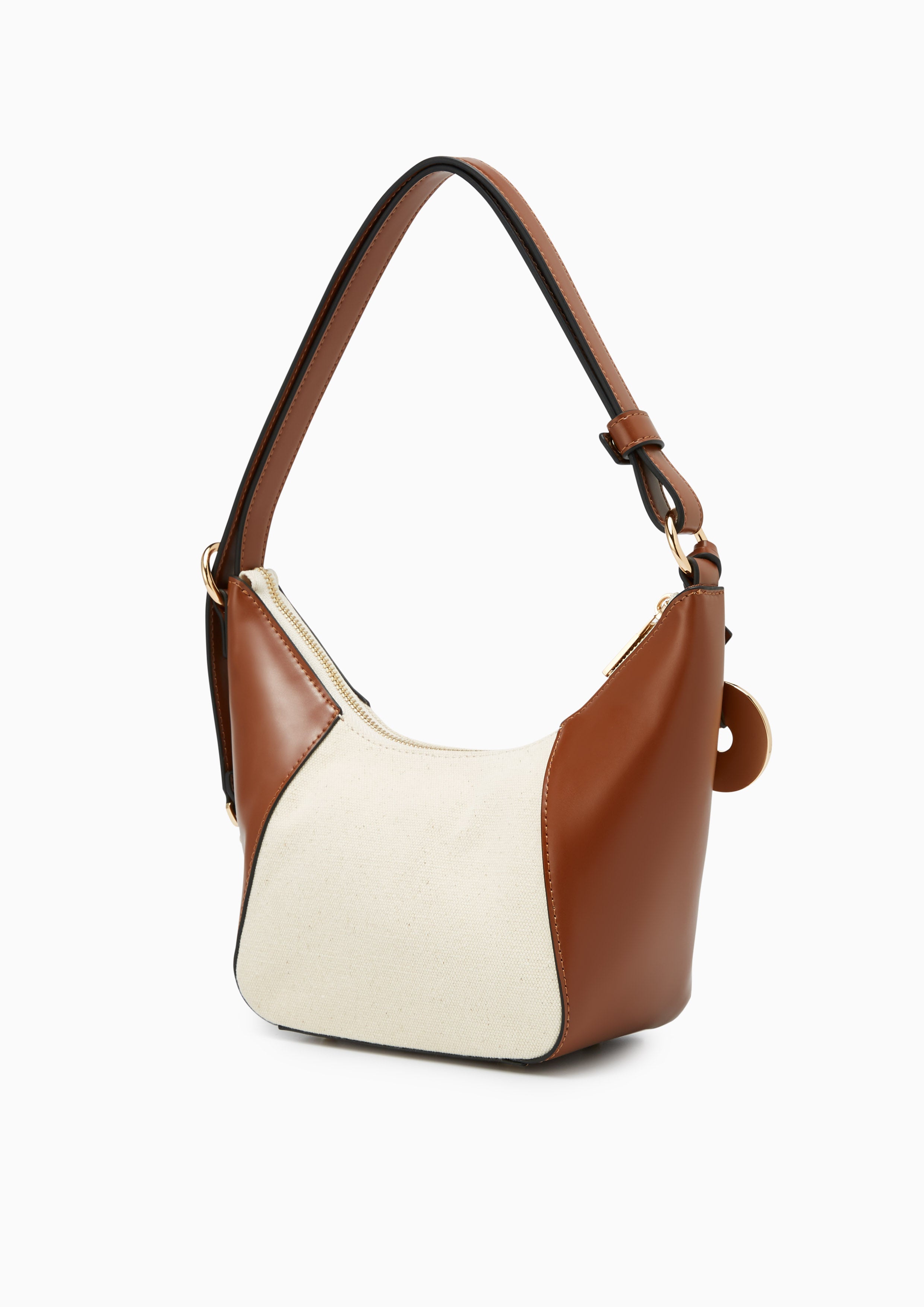Maya Hobo Handbag - Light Beige