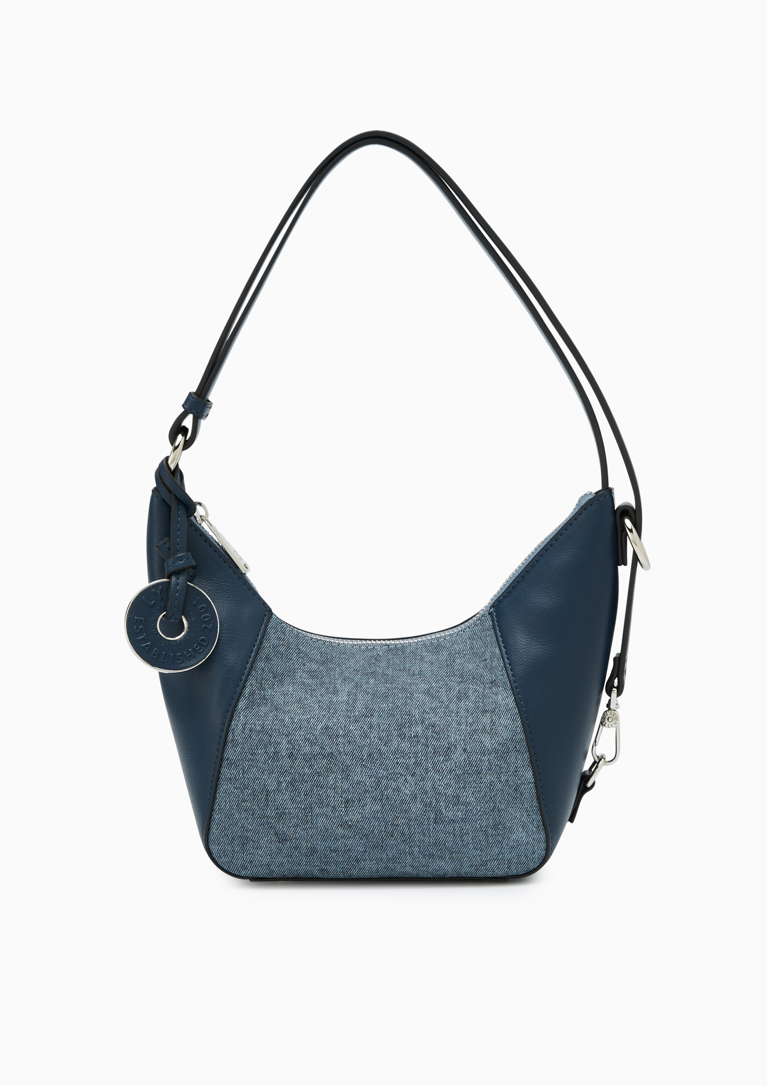 Maya Hobo Handbag - Navy