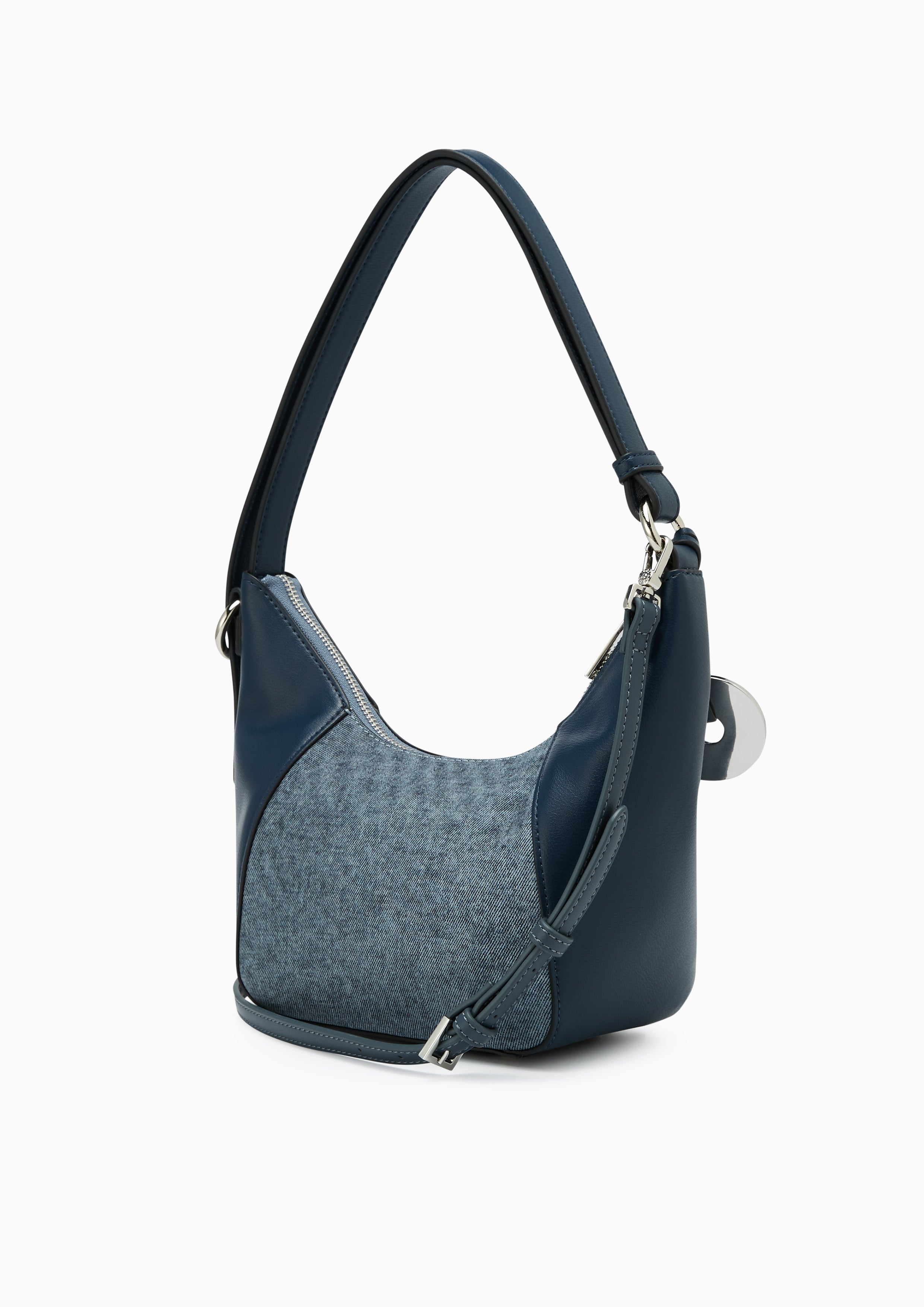 Maya Hobo Handbag - Navy