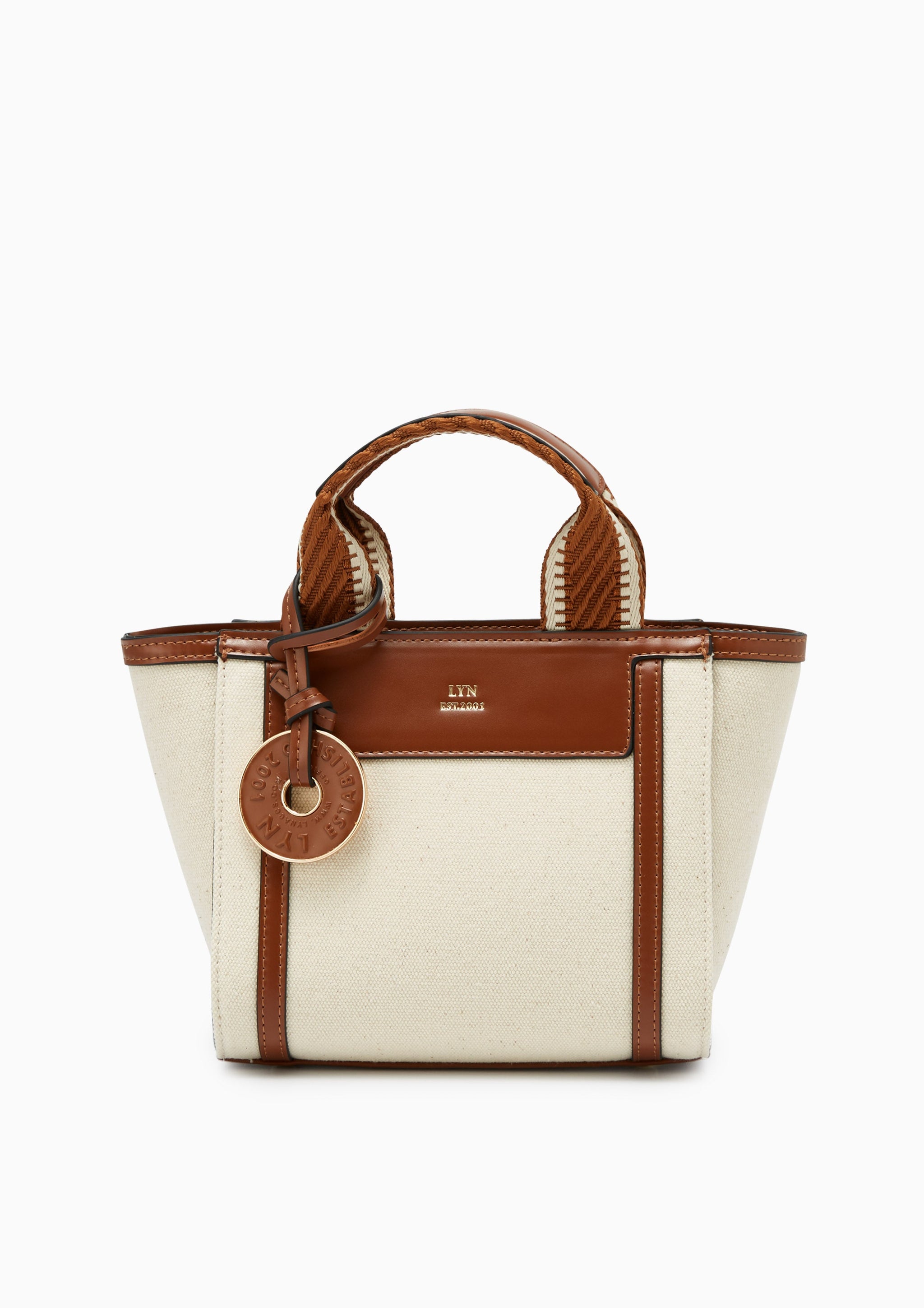 Maya M Tote Bag Light Beige