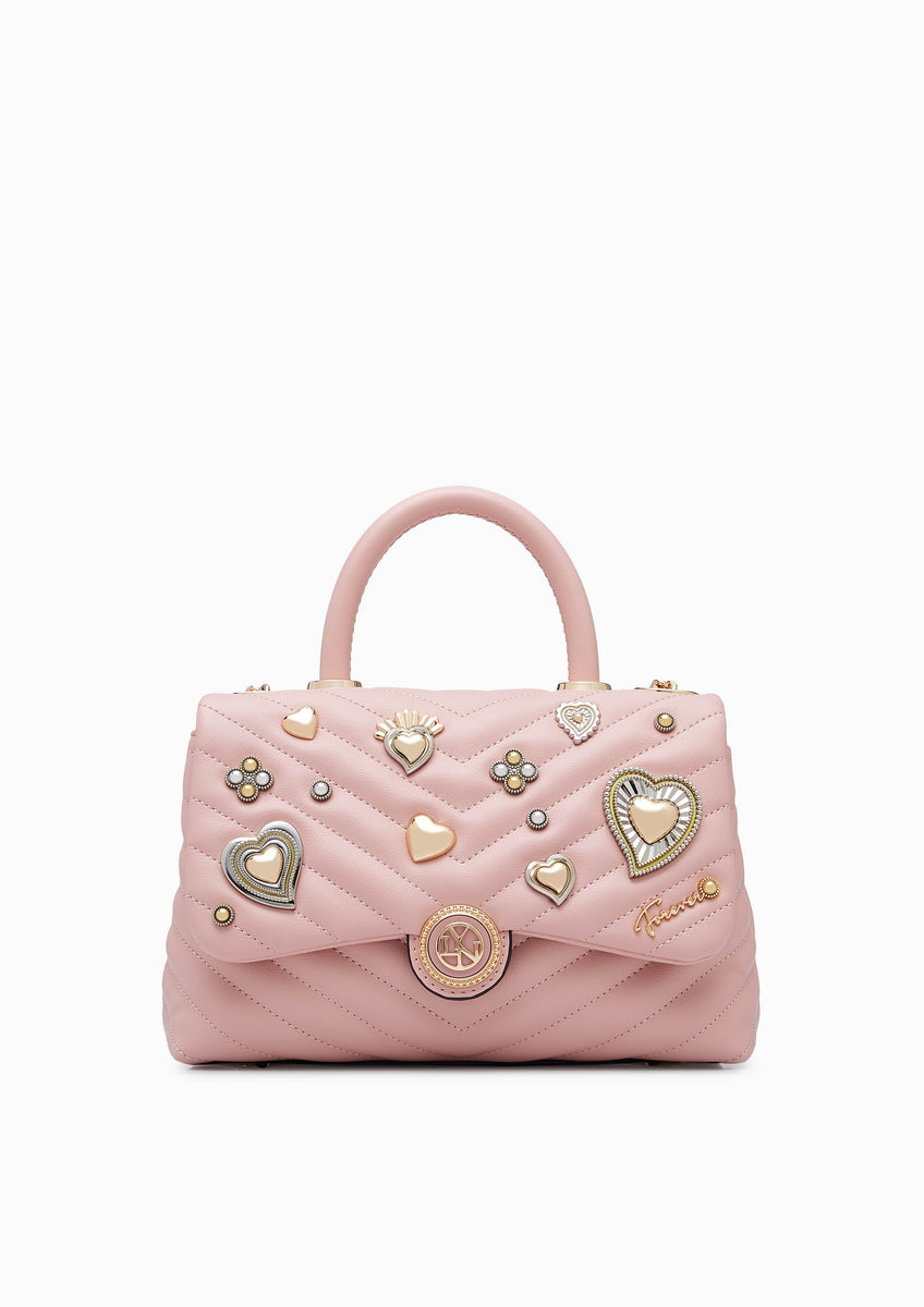 【LYN】Rose L’Amour M Top Handle Bag（白）