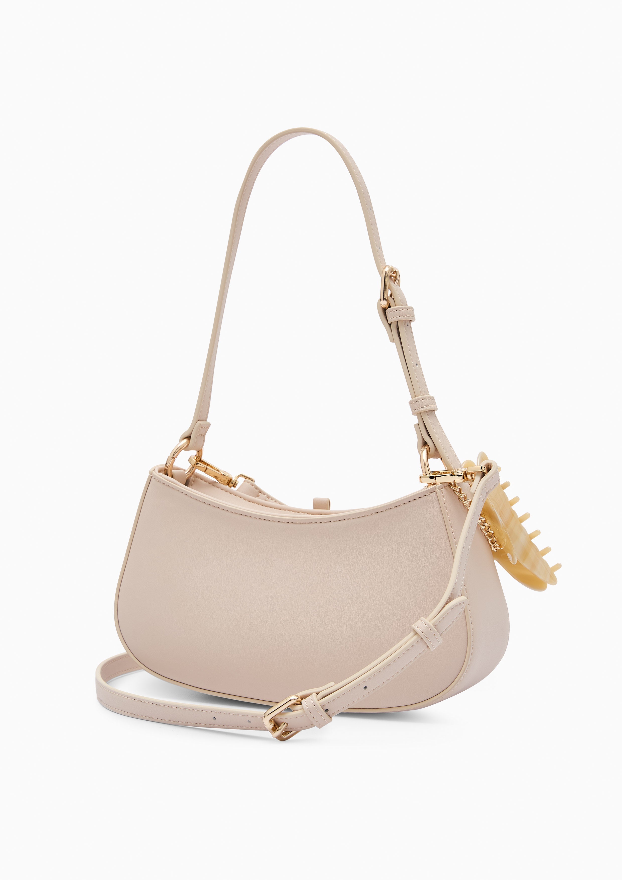 Wendy Brighton Shoulder Bag - Light Beige