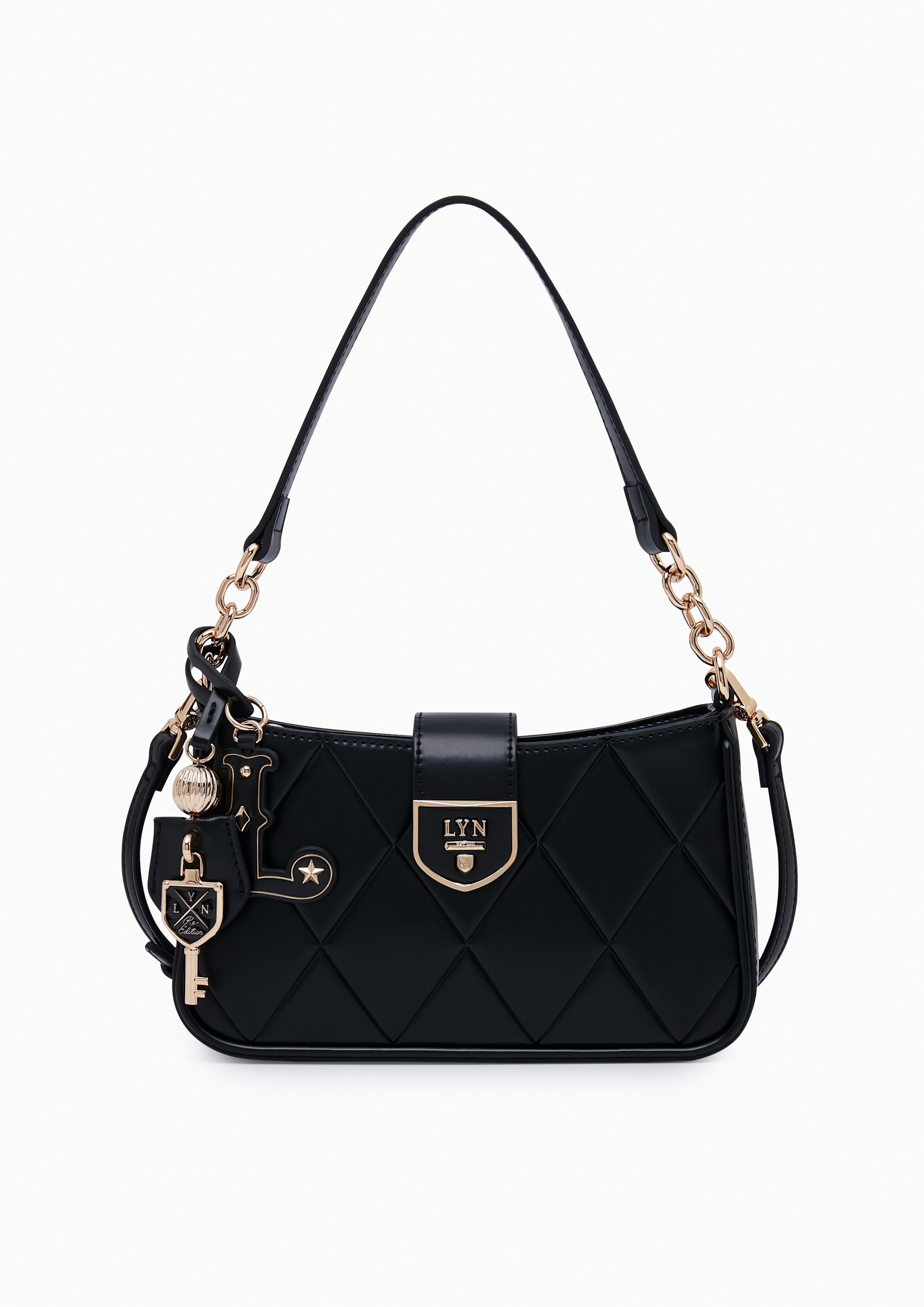 Re-Edit Wonder Ray S Shoulder Bag - Black