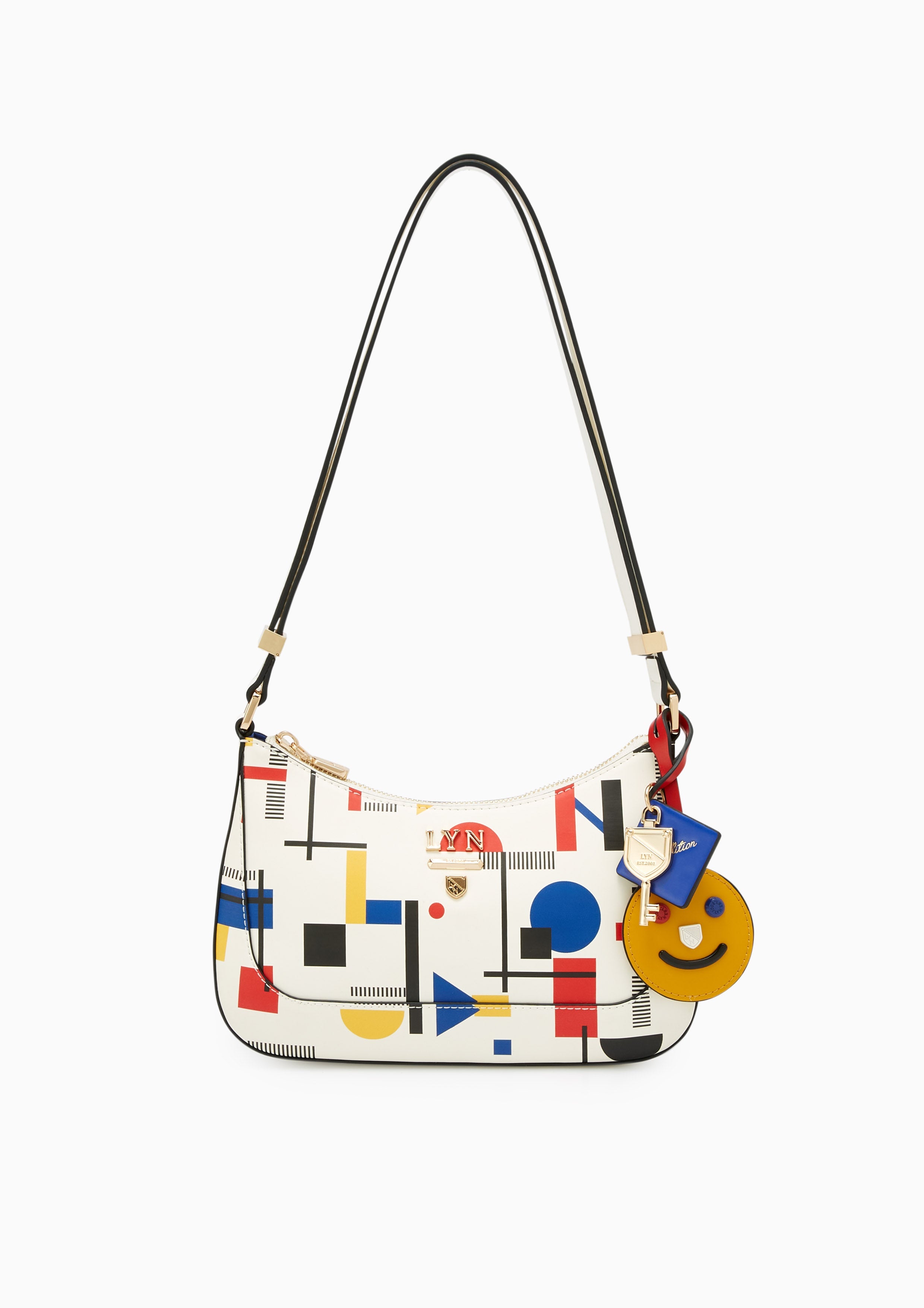Re-Edit Bauhaus S Shoulder Bag - Printed White