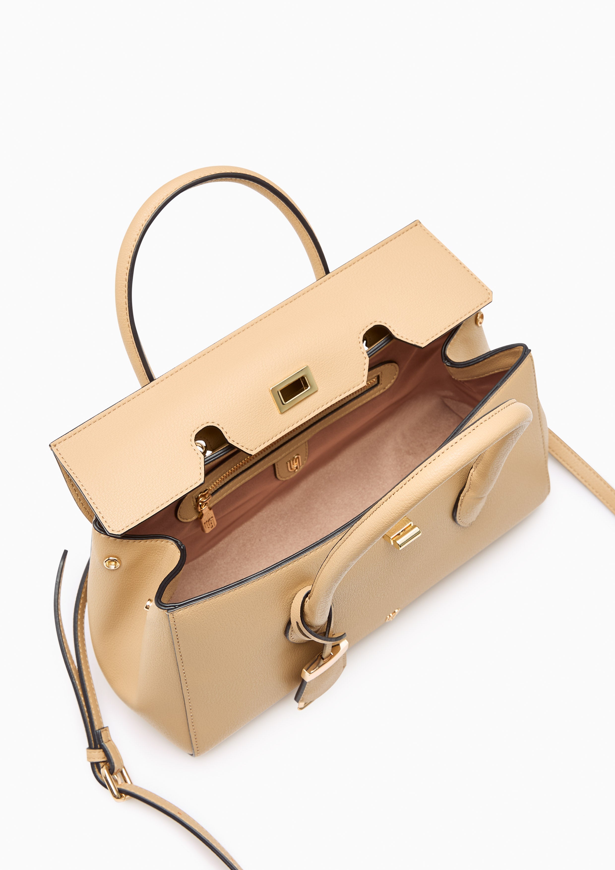 Sydney Infinite Top Handle M Handbag - Beige