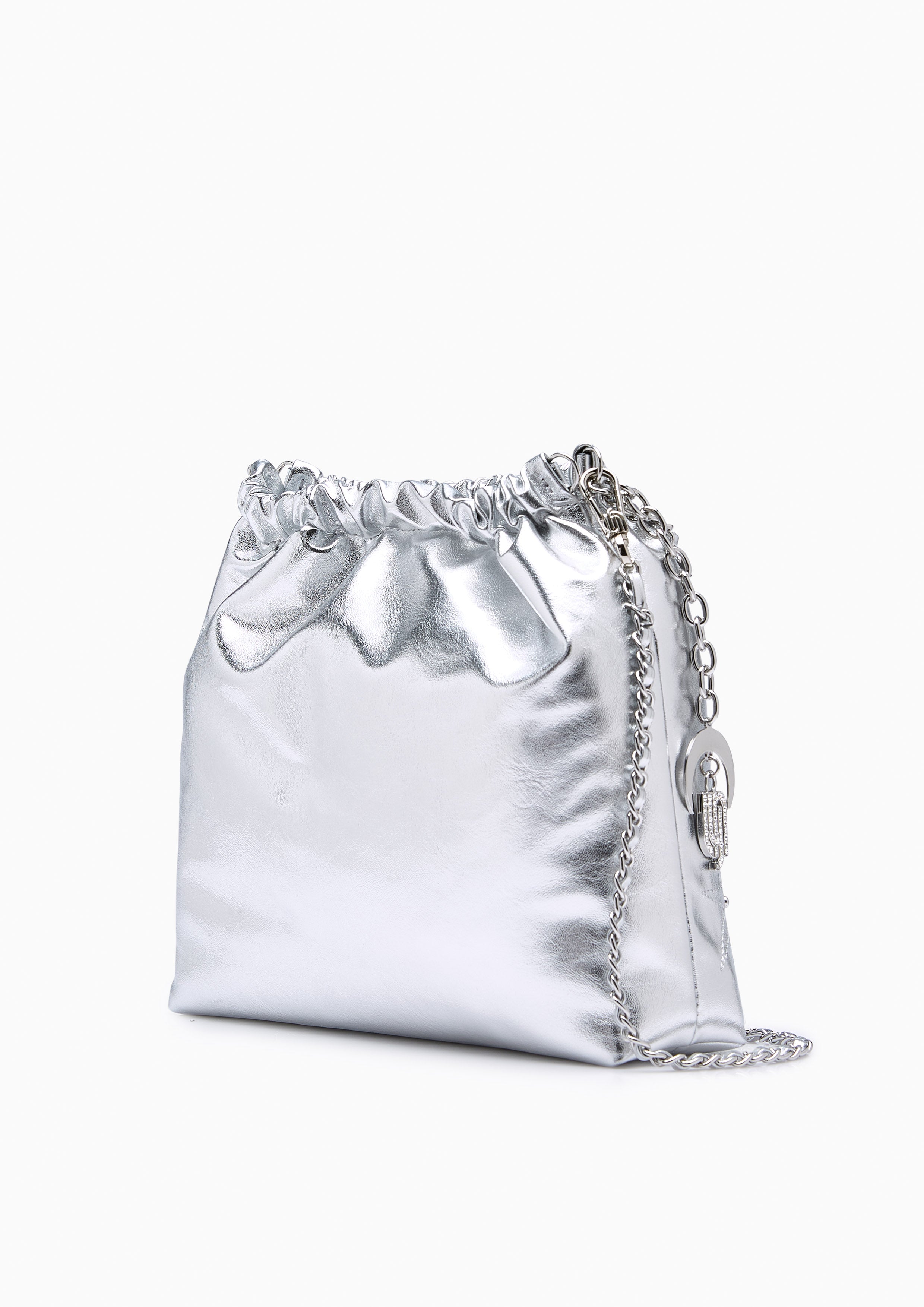 Cosmic Monet Infinite Love  L Shoulder Bag - Silver