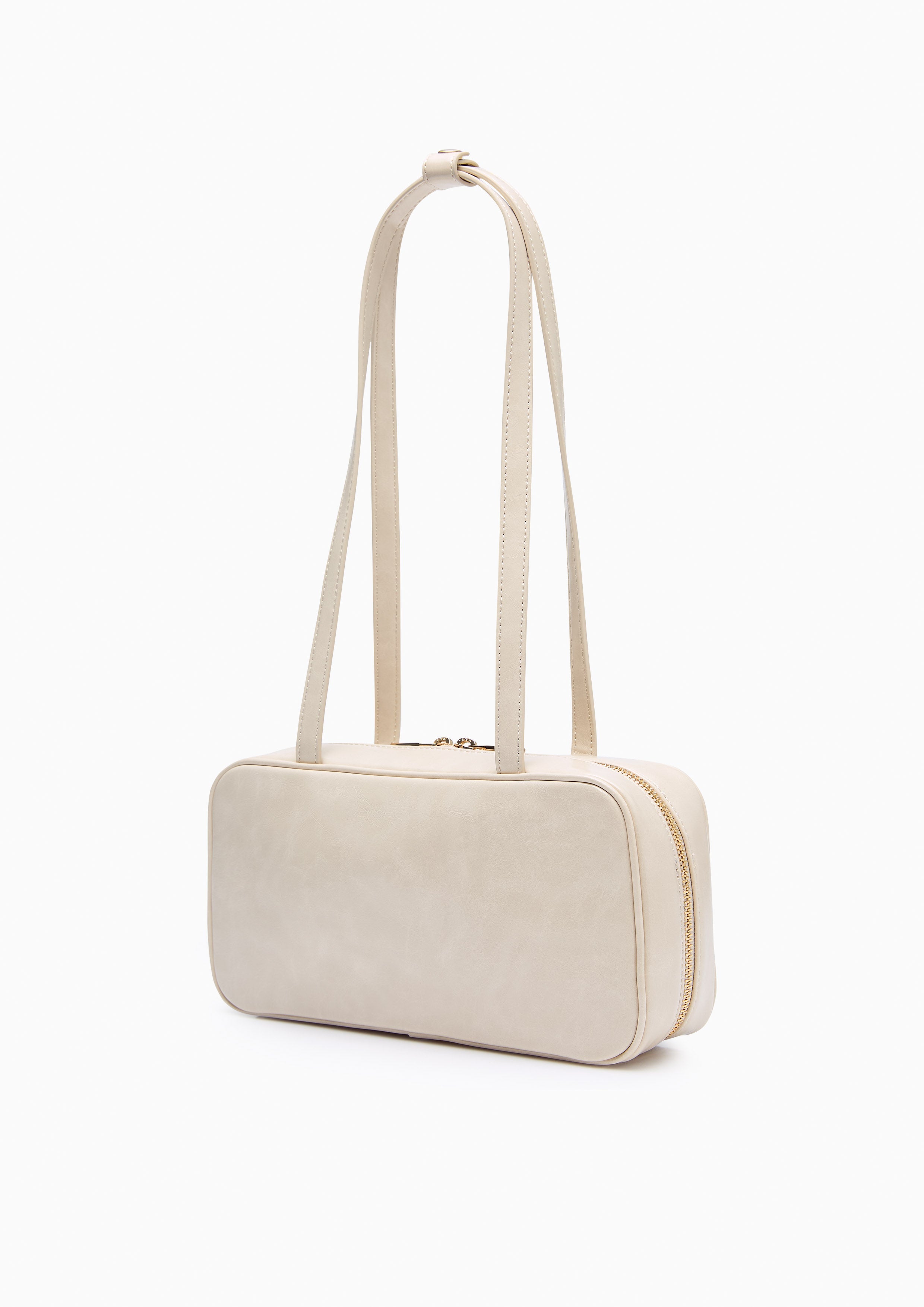 Megan  M Shoulder Bag - Light Beige