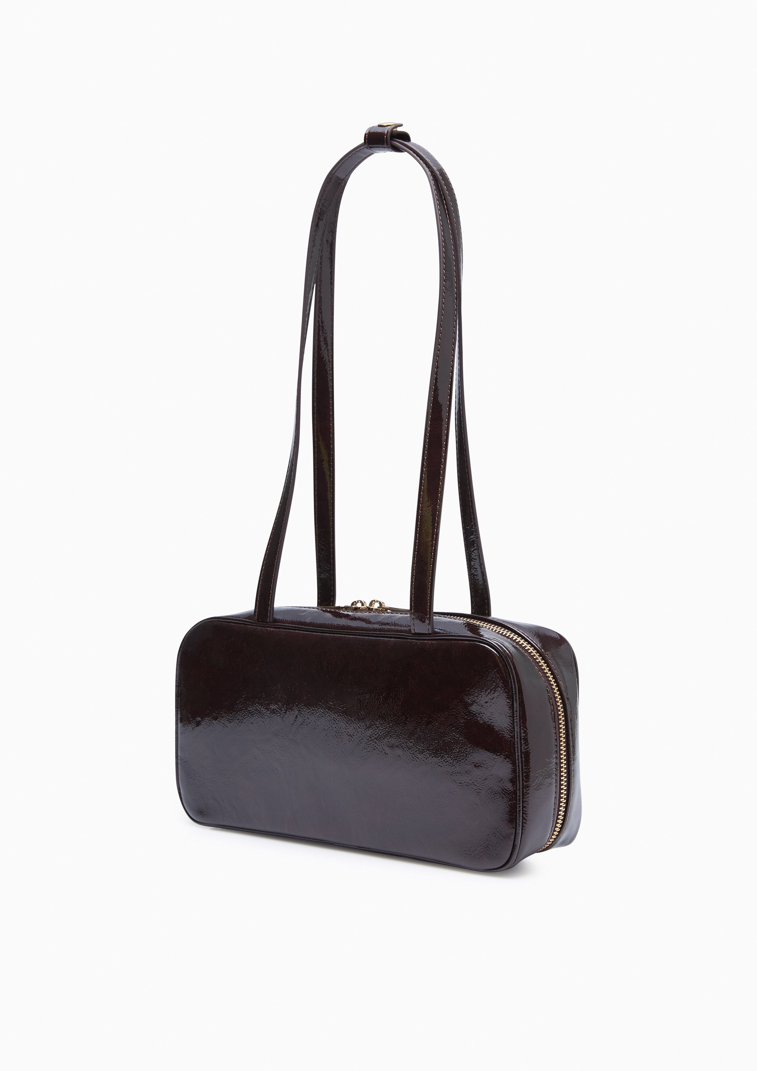 Megan  M Shoulder Bag - Dark Red