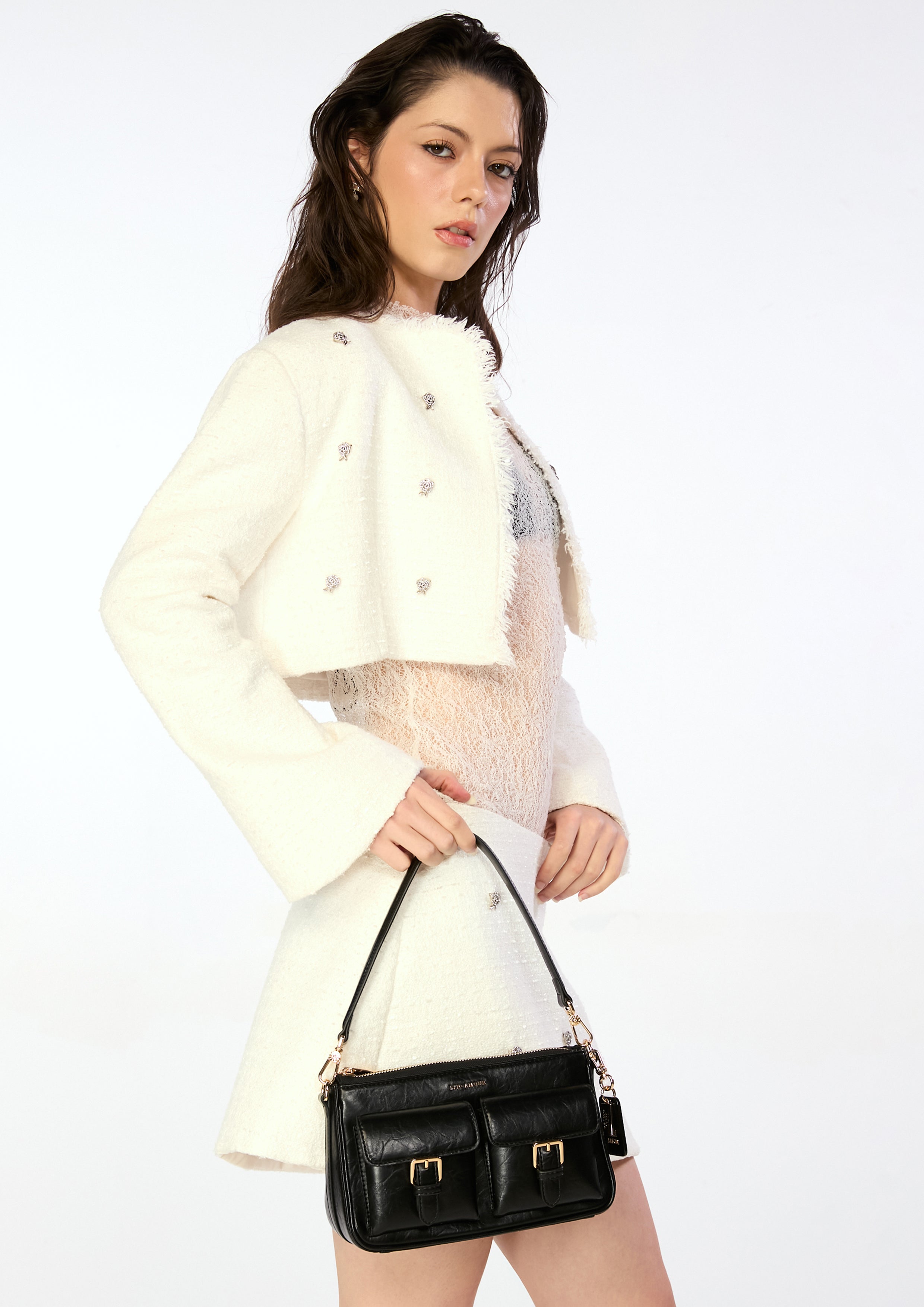 Mila S Shoulder Bag - Black