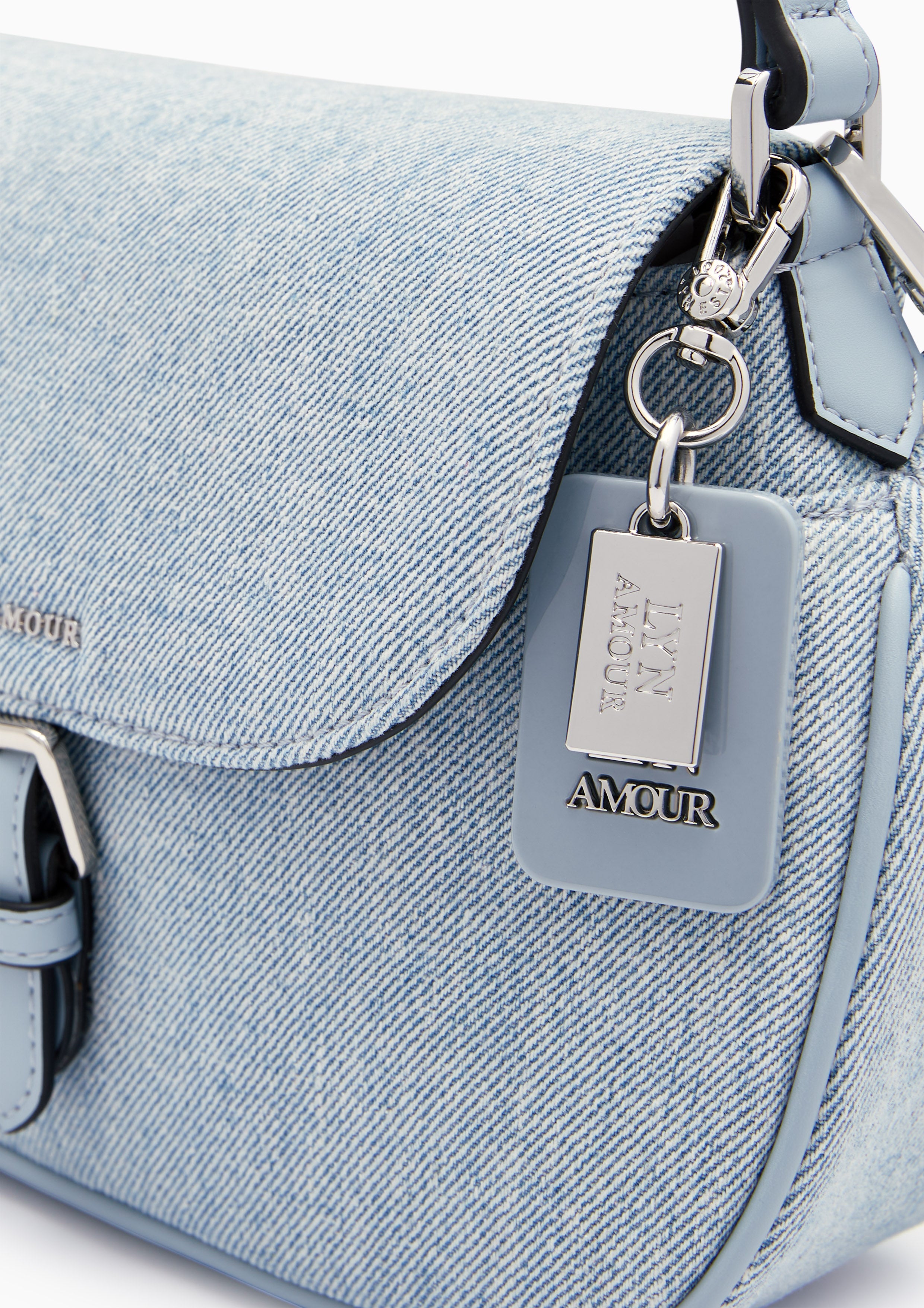 Mila Mini Shoulder Bag - Blue Variation 2