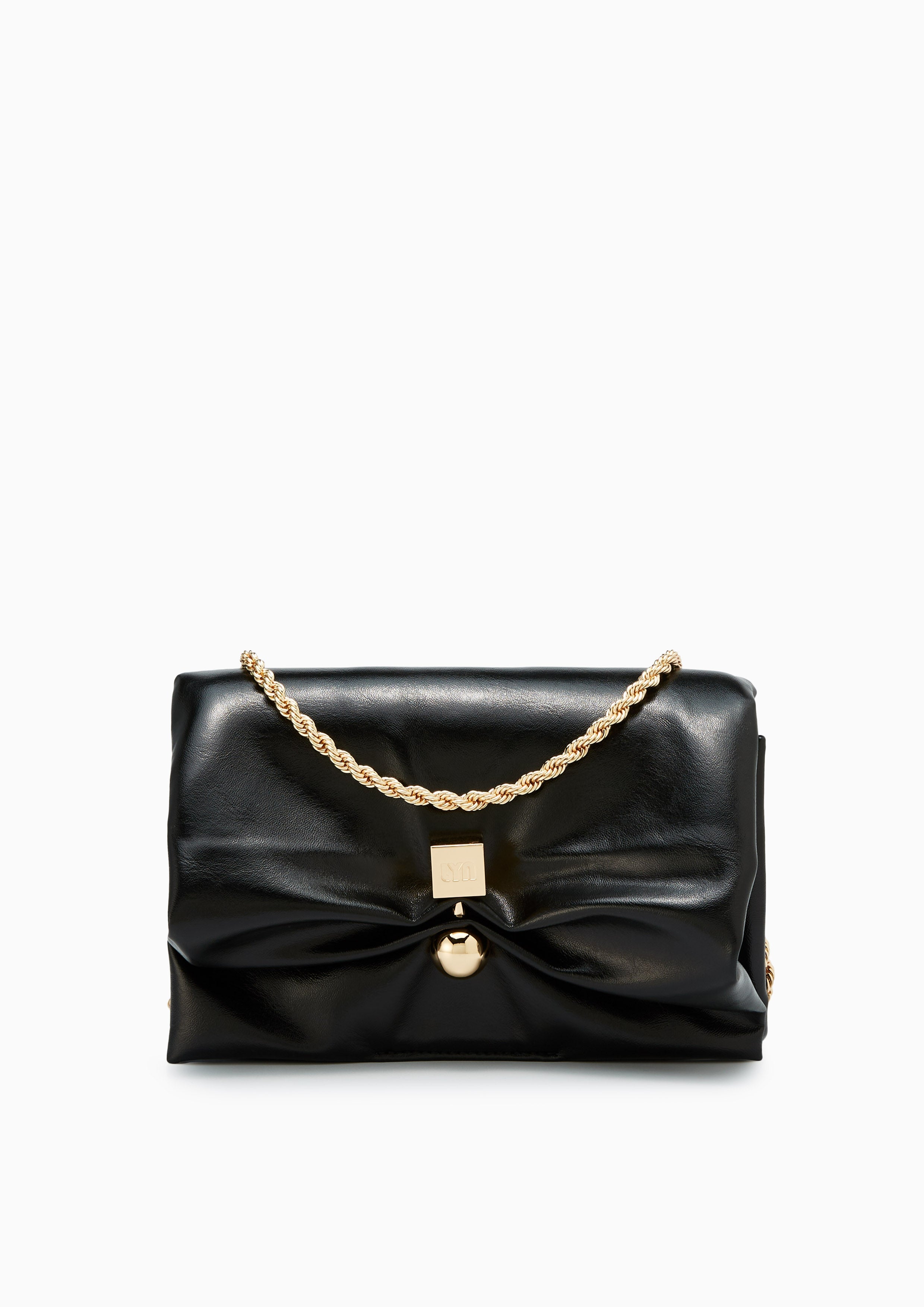 Yuki Clutch Crossbody Bag - Black