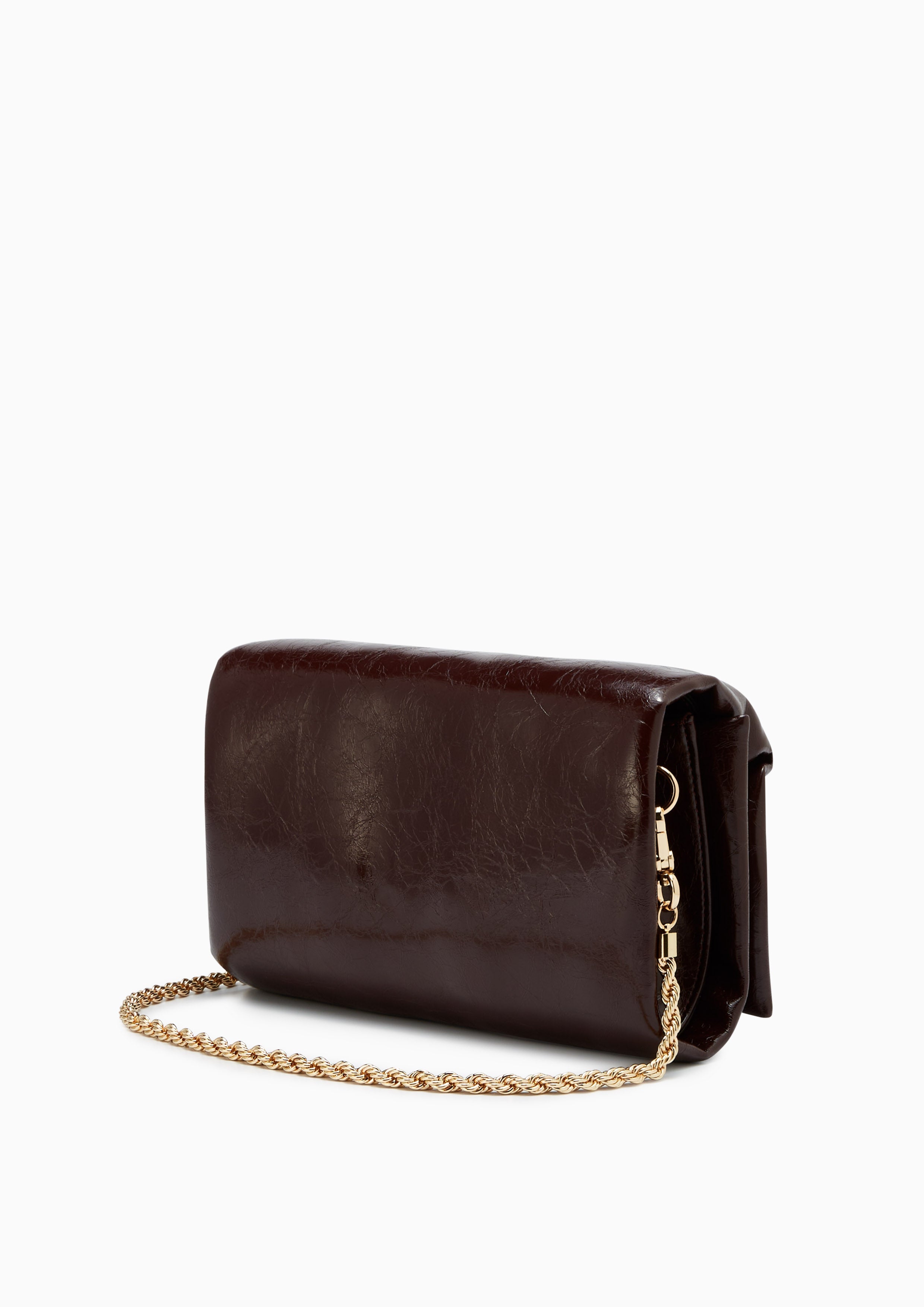 Yuki Clutch Crossbody Bag - Dark Red