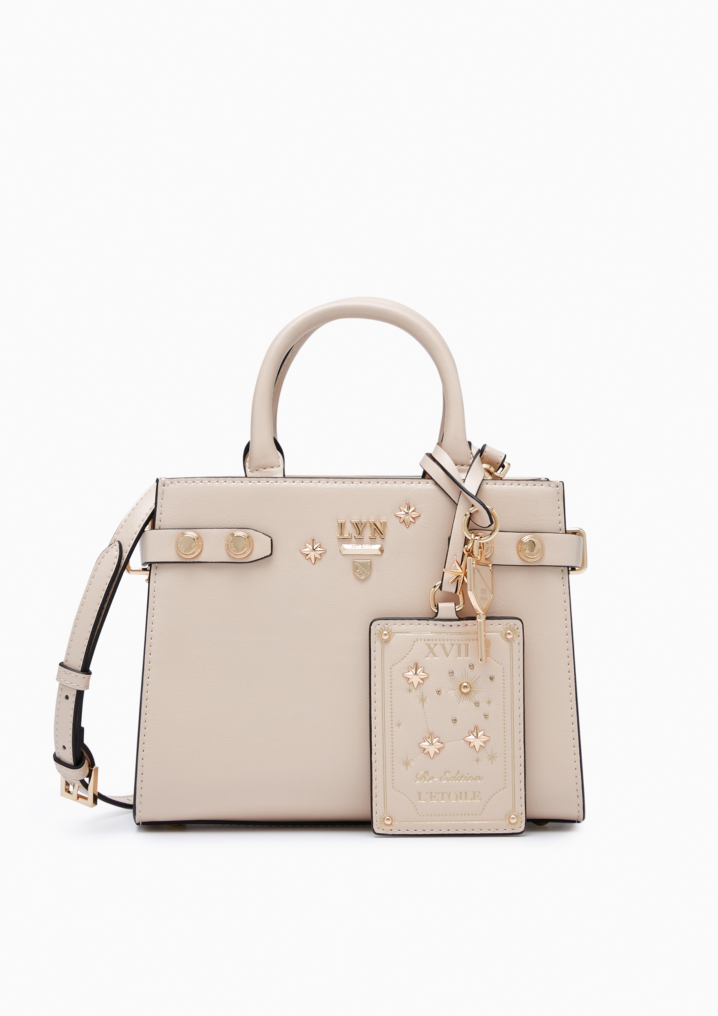 Astor Fineness Top S Handbag - Light Beige