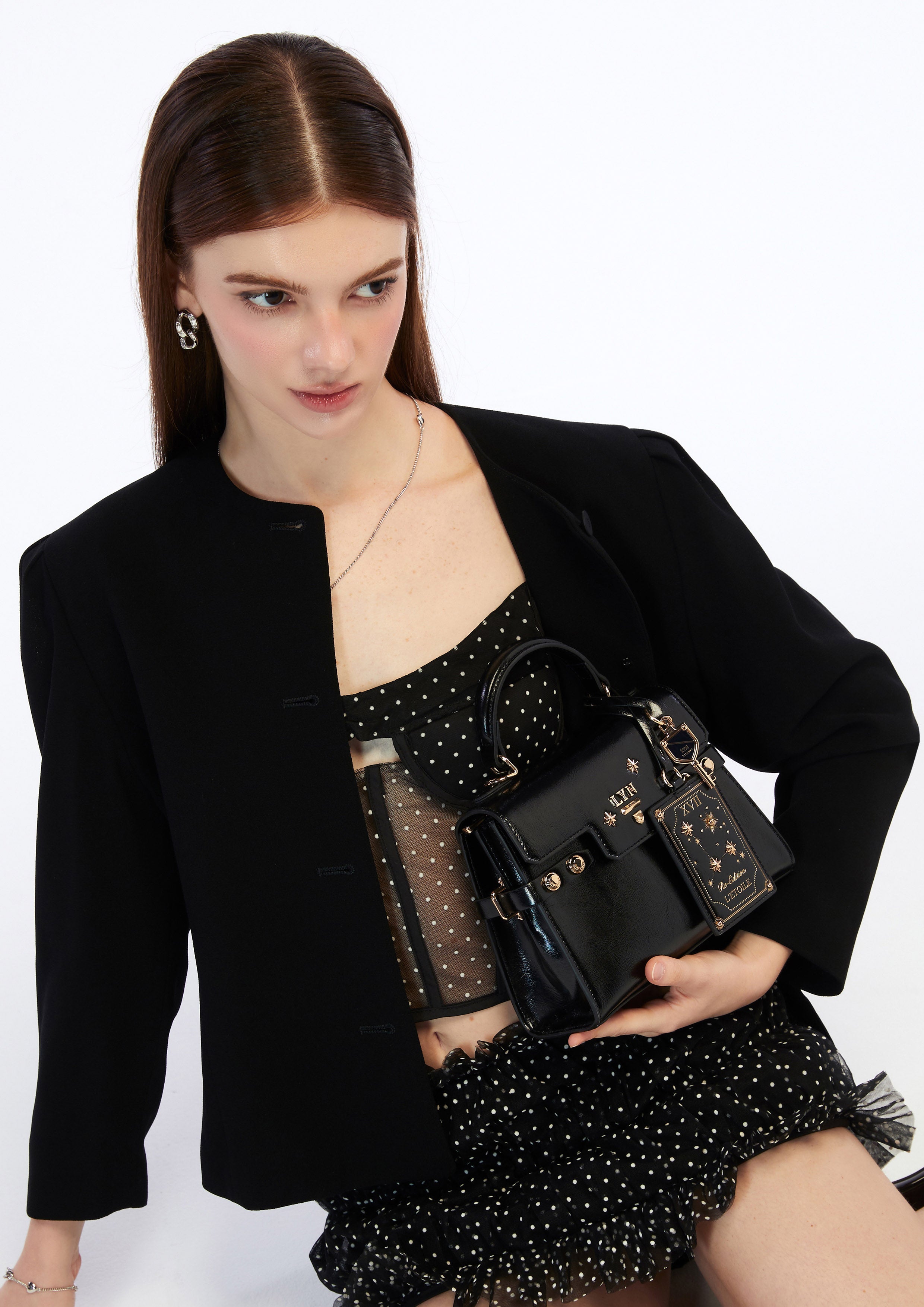 Astor Fineness S Crossbody Bag - Black