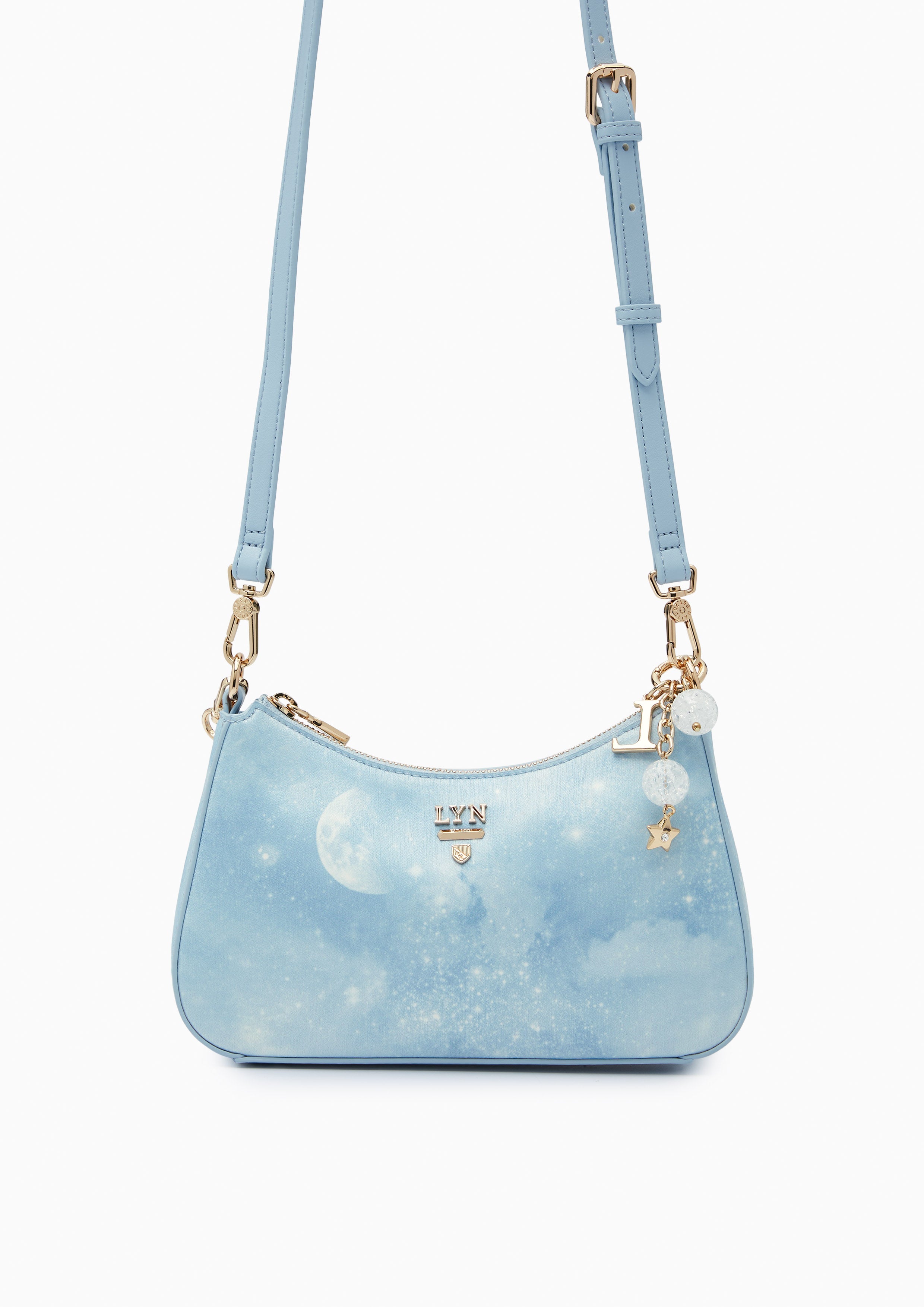 Cosmic Tricia Sky  Shoulder Bag - Printed Blue