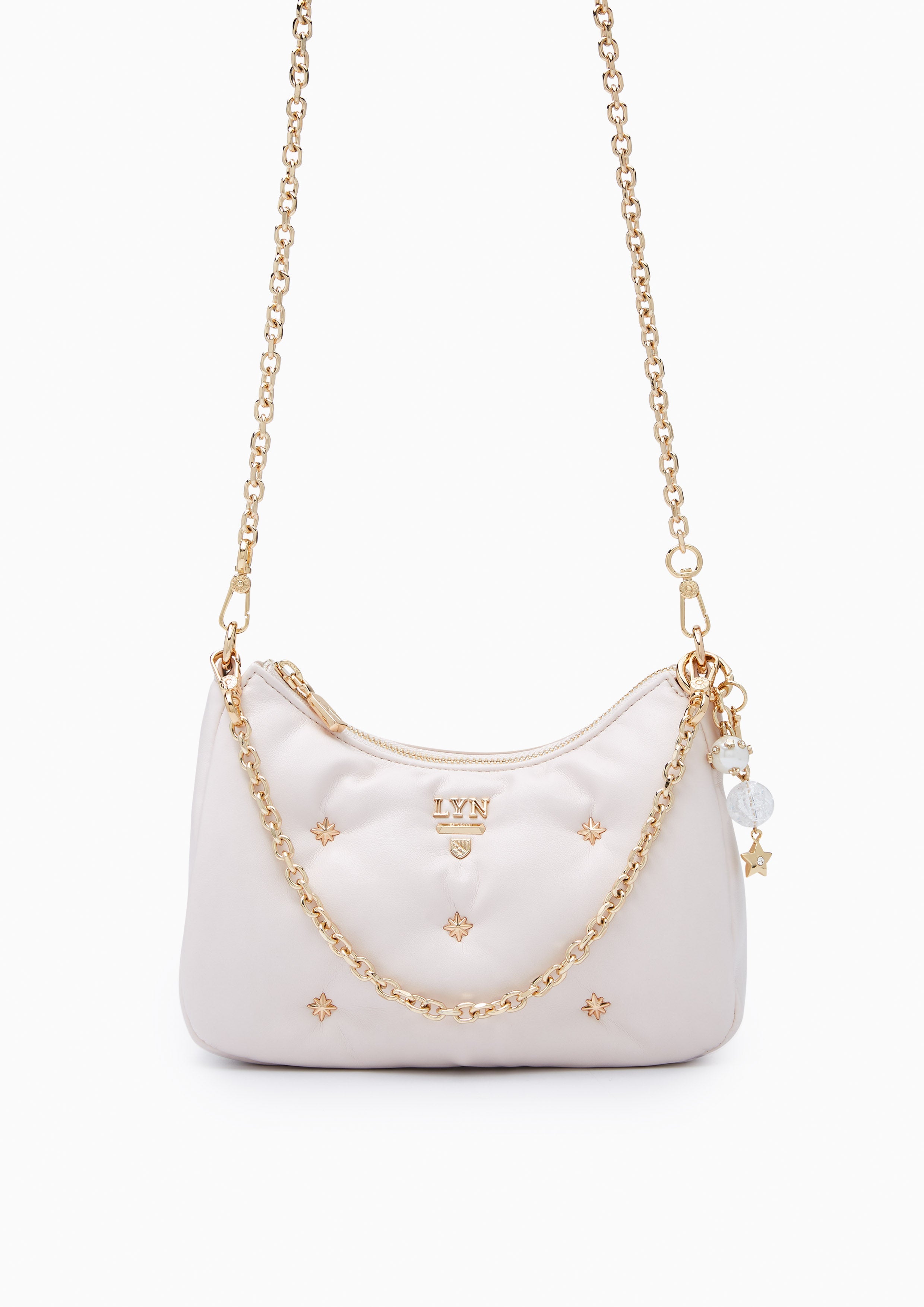 North Tricia Star Fluffy  Shoulder Bag - Light Pink