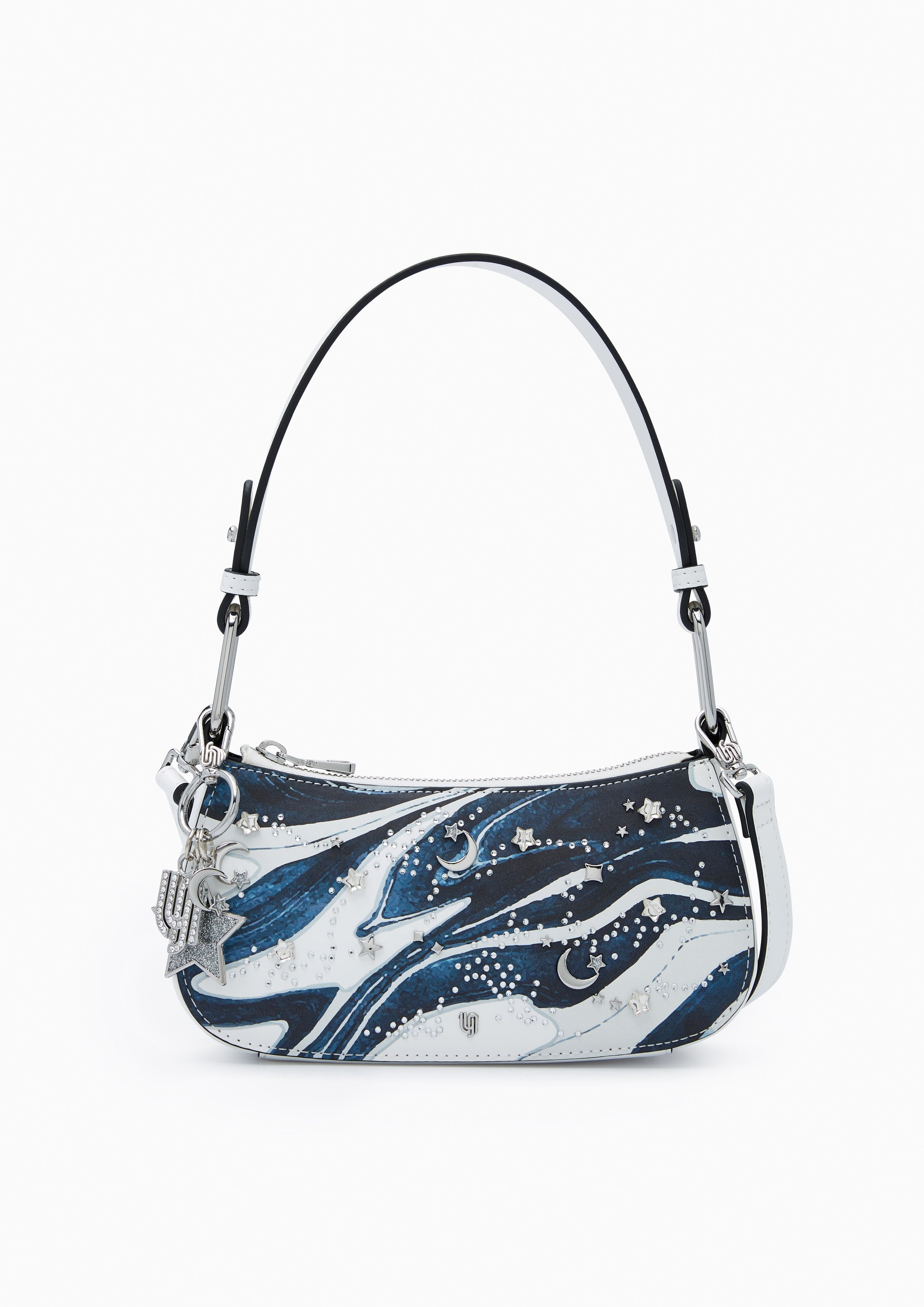 Stellar Infinite  Shoulder Bag - Printed White