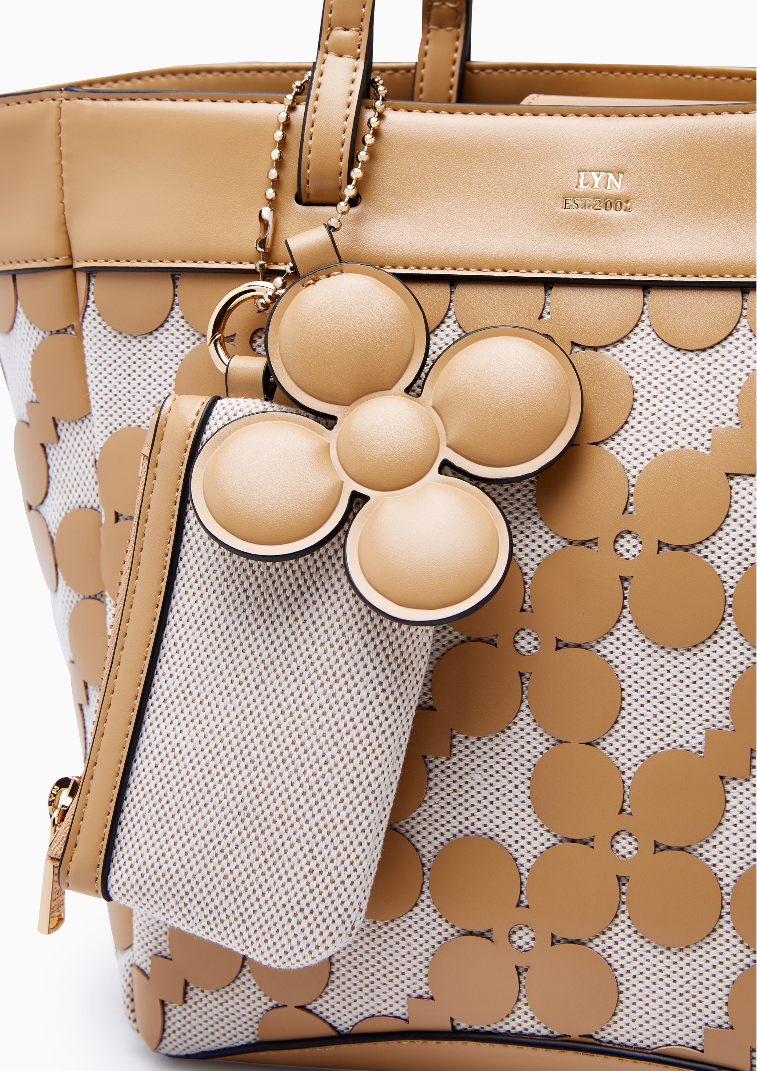 Corey  L Tote Bag - Beige