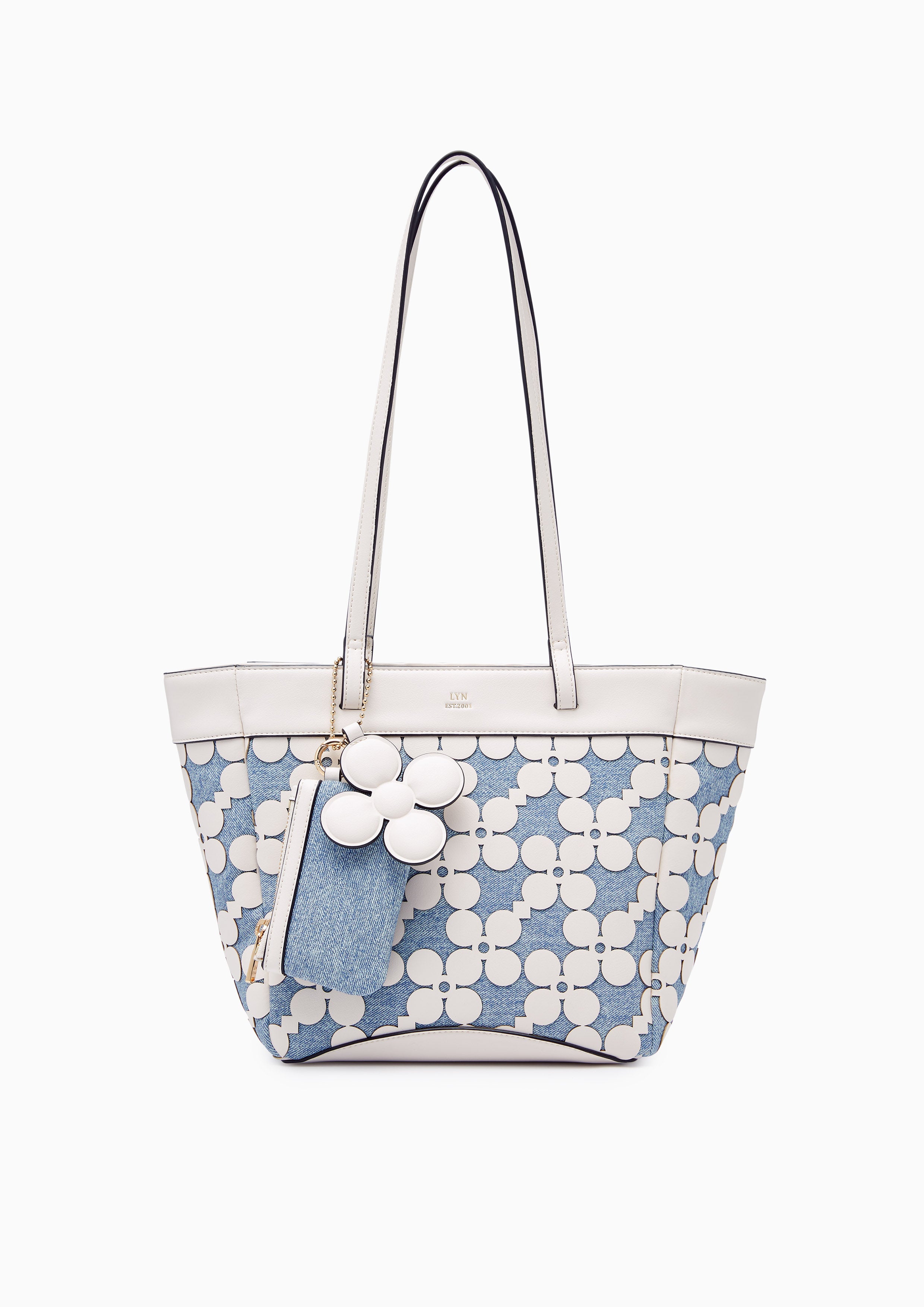 Corey  L Tote Bag - Blue Variation 2