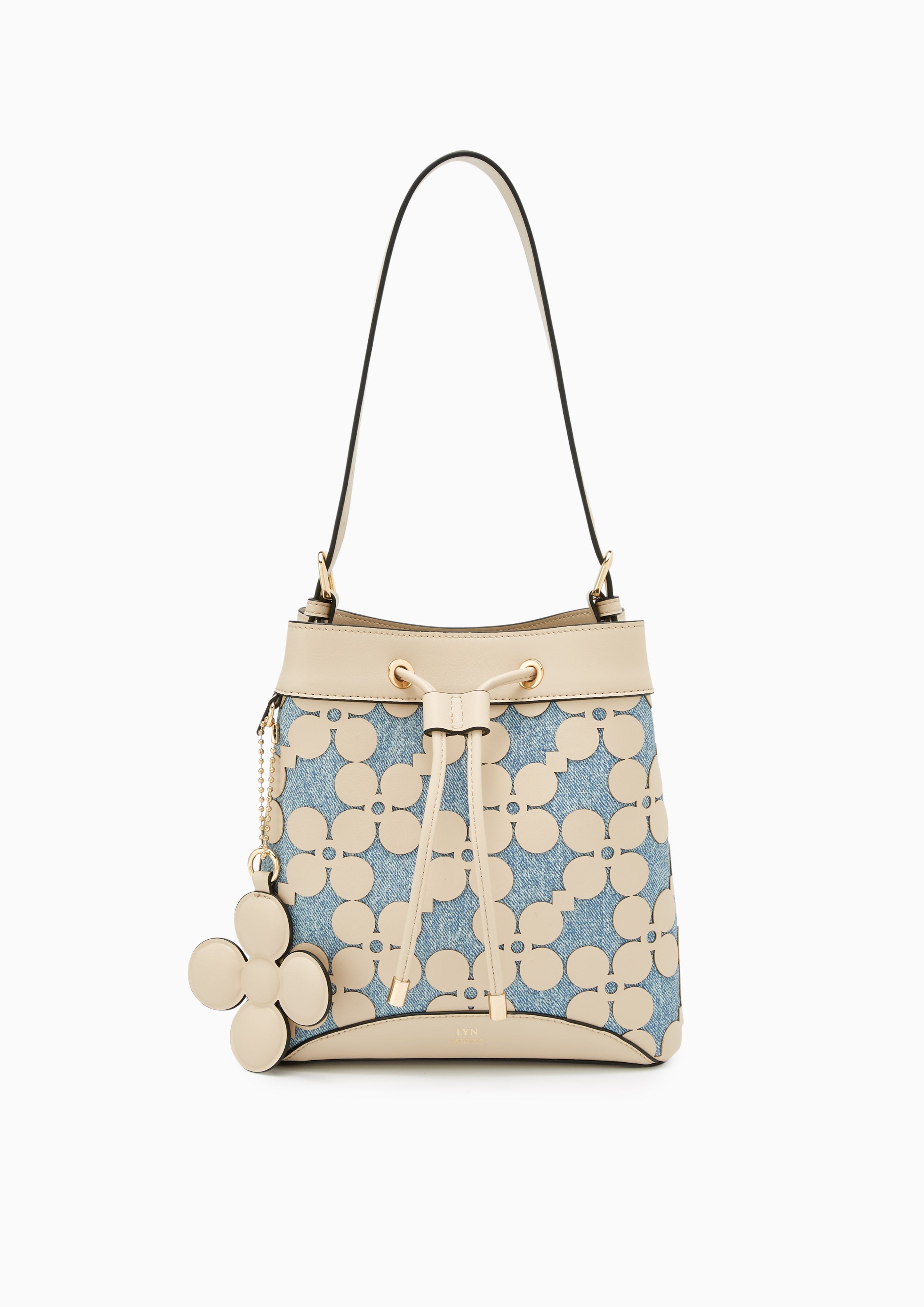 Corey  Bucket Bag - Blue Variation 2