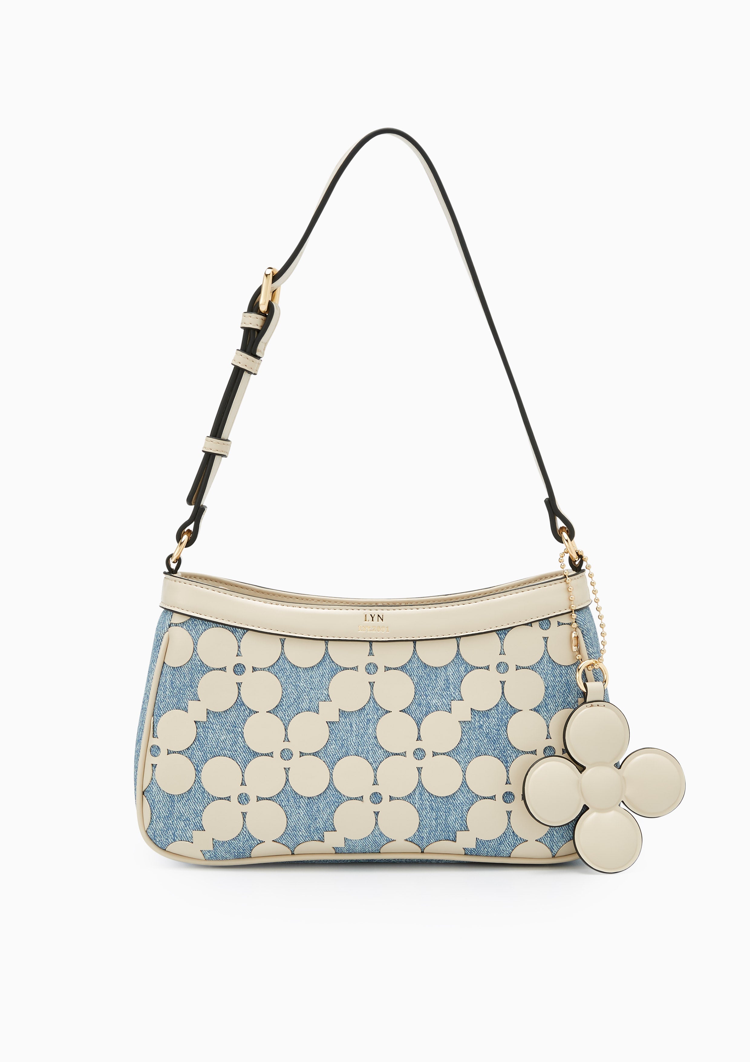 Corey  Shoulder Bag - Blue Variation 2