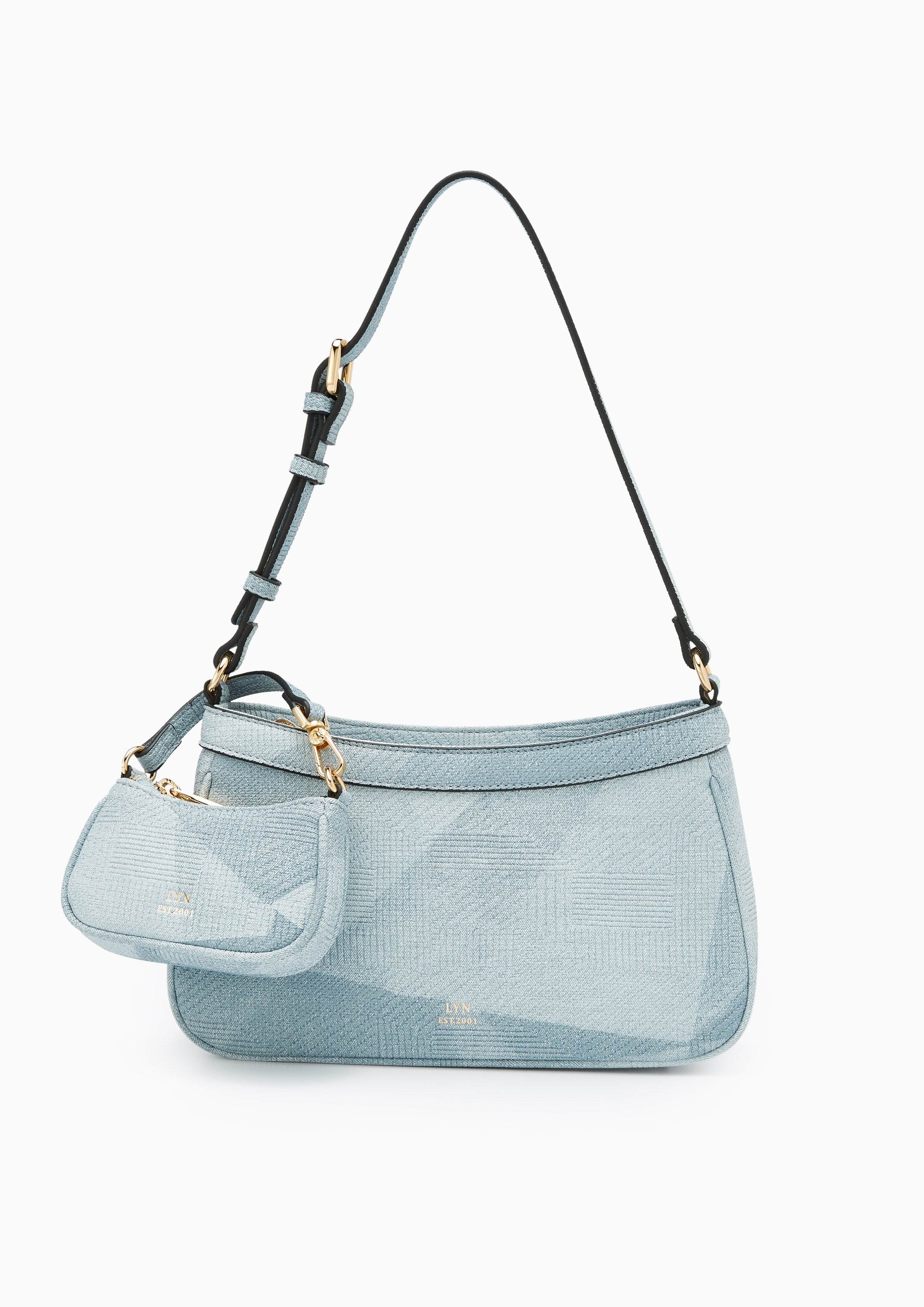 Corey  Shoulder Bag - Blue Variation 2