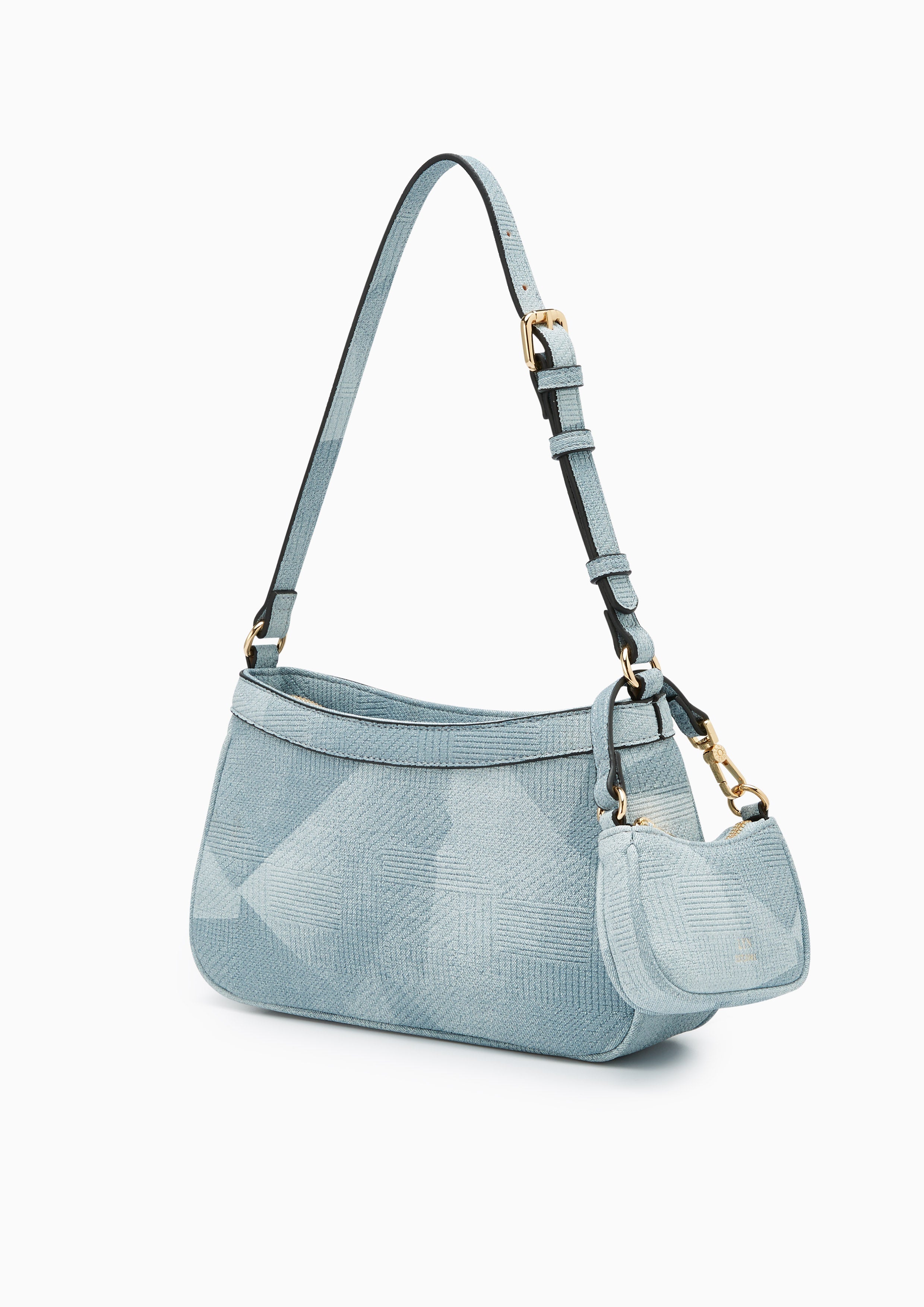 Corey  Shoulder Bag - Blue Variation 2