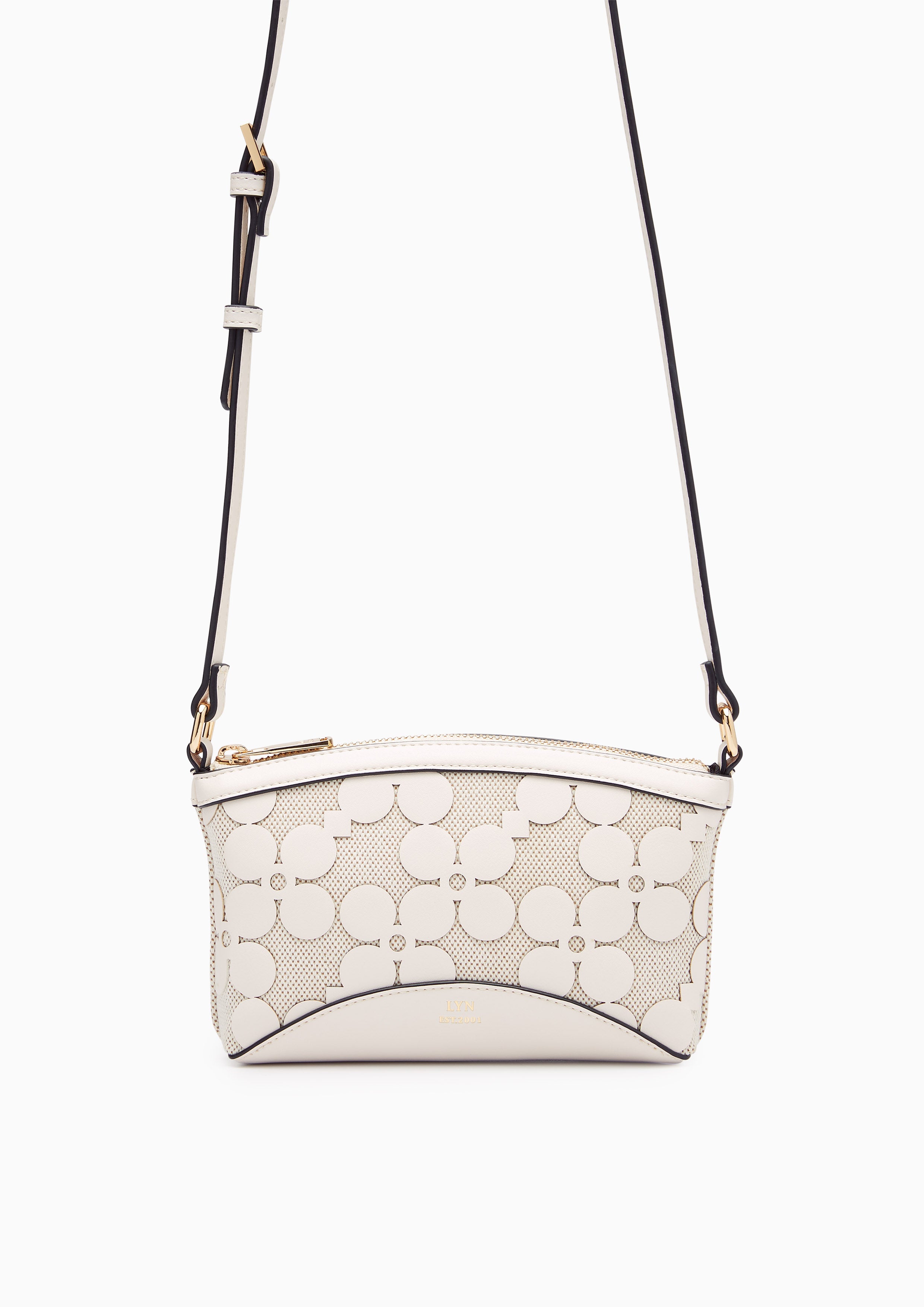 Corey Mini Crossbody Bag - White Variation 2