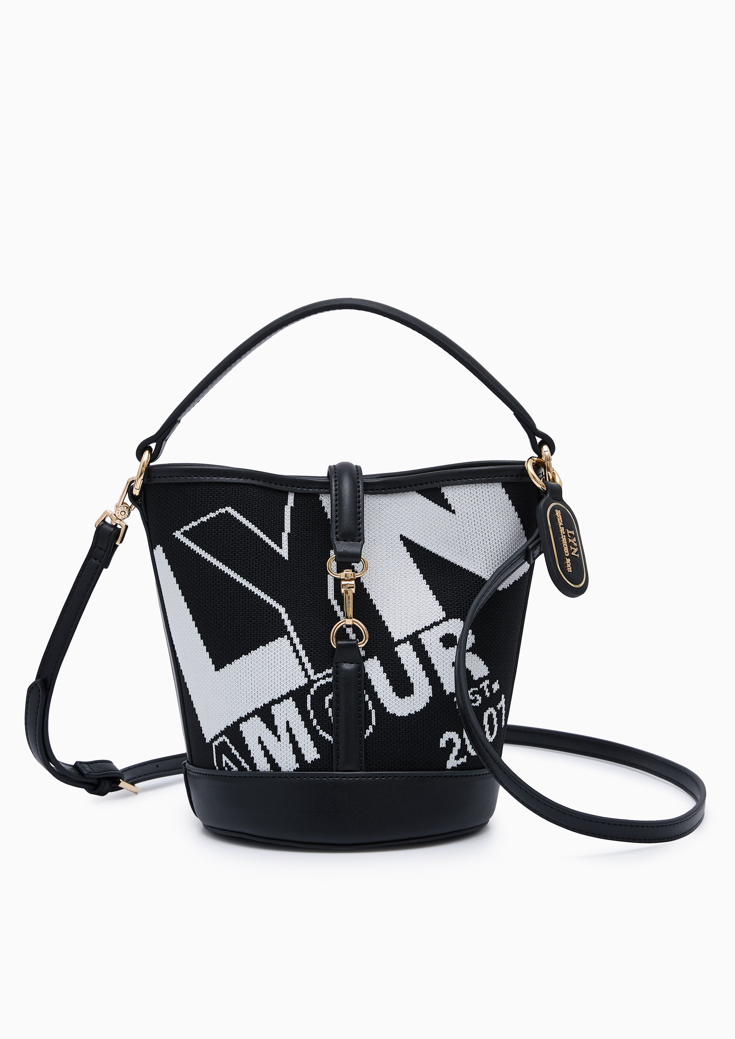 Jayla  Bucket Bag - Black Variation 2